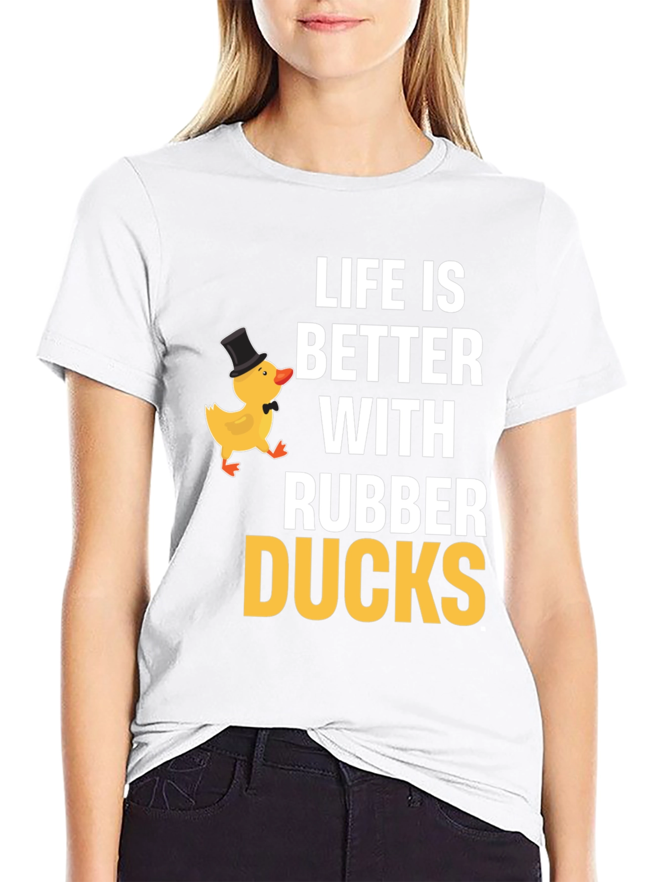 Life is Better With Rubber Ducks - Graphic T-Shirt