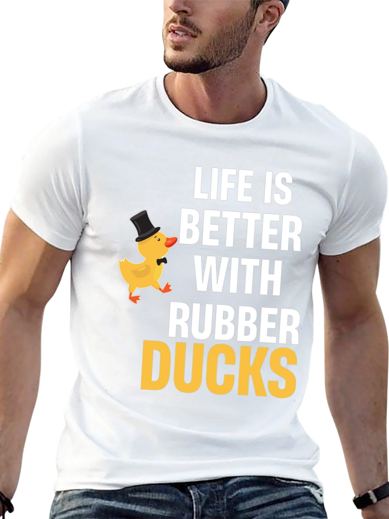 Life is Better With Rubber Ducks - Graphic T-Shirt