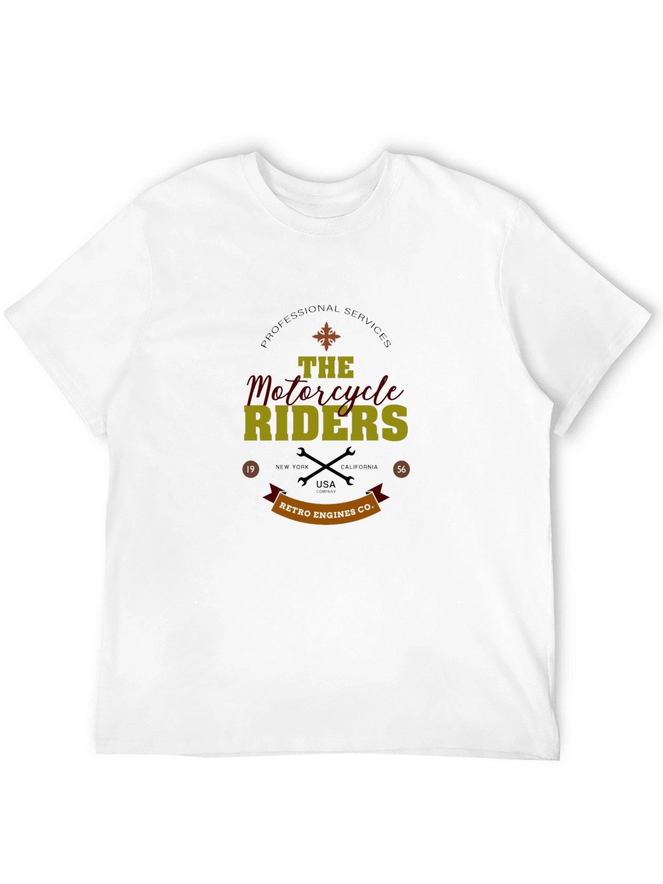 Retro Motorcycle Riders Graphic T-Shirt