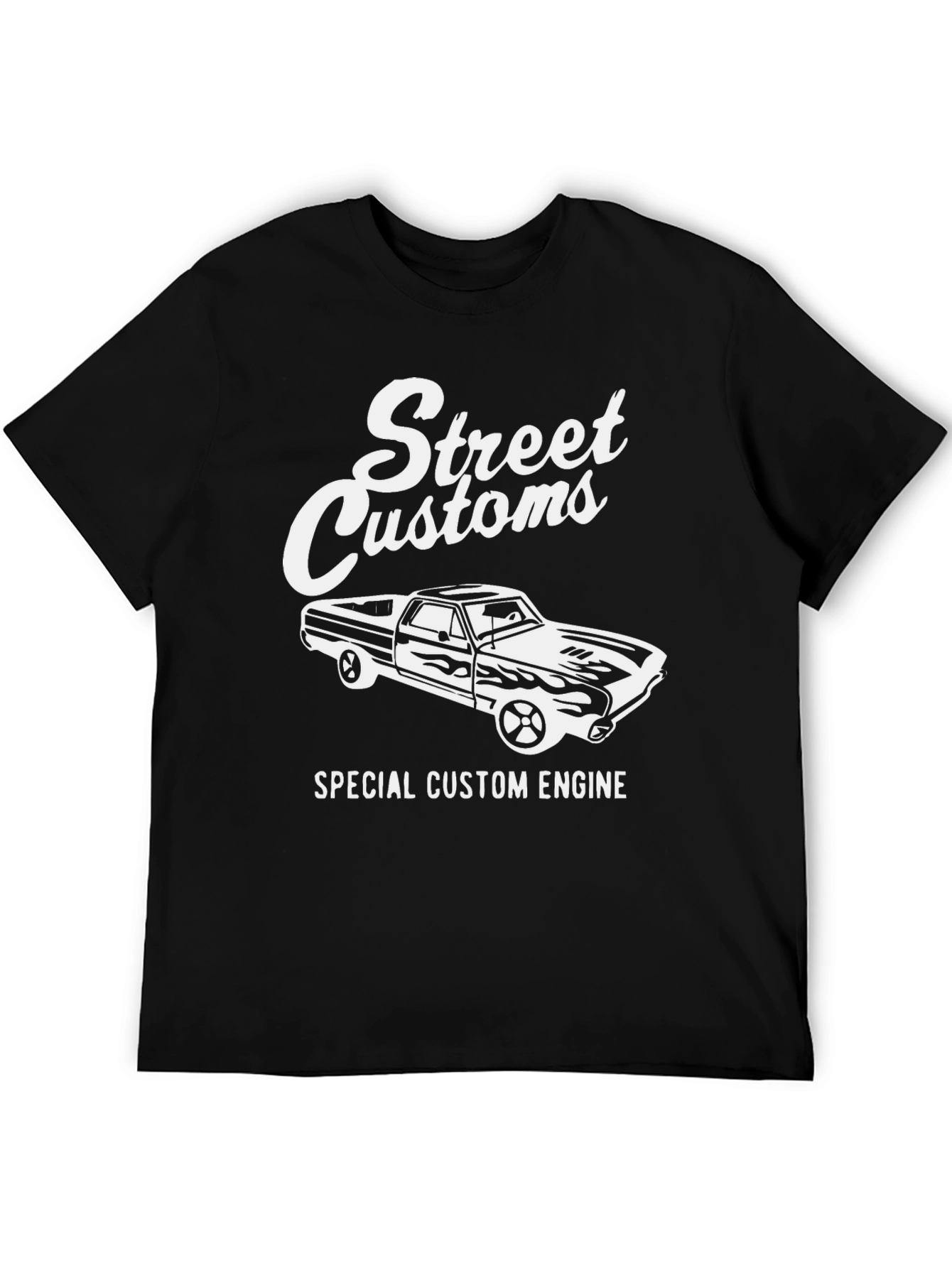 Street Customs Special Engine Black T-Shirt