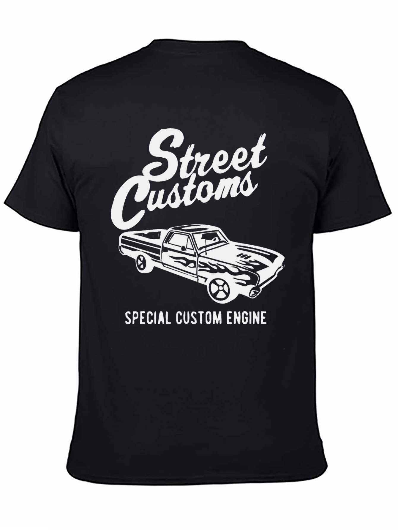 Street Customs Special Engine Black T-Shirt