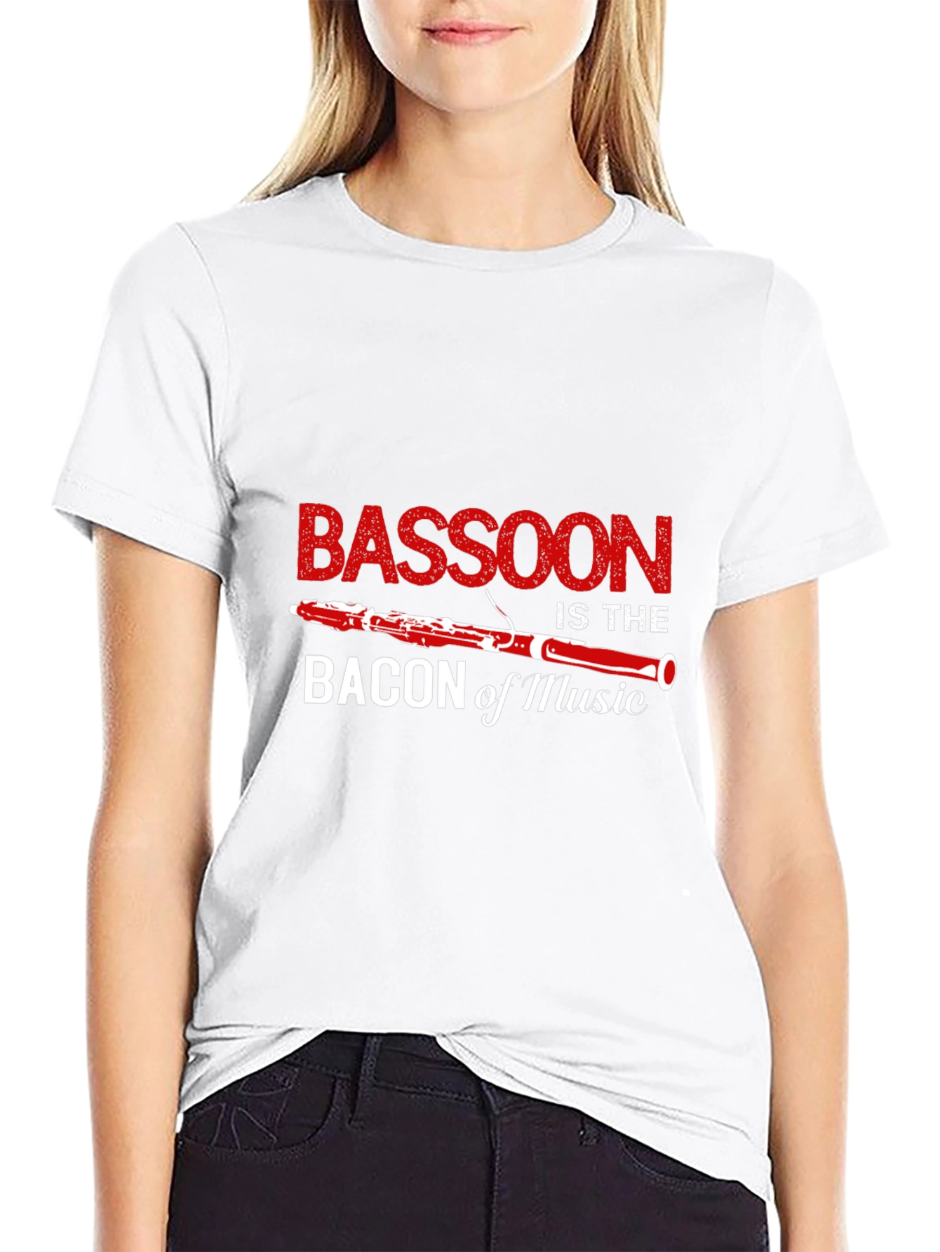 Bassoon Bacon of Music Funny Musician T-Shirt