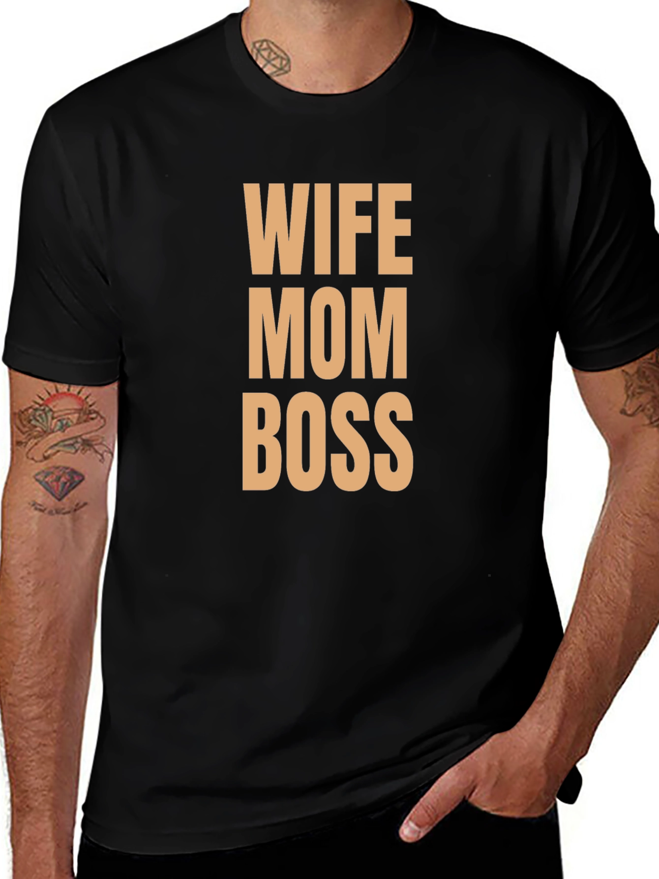Wife Mom Boss Graphic Tee