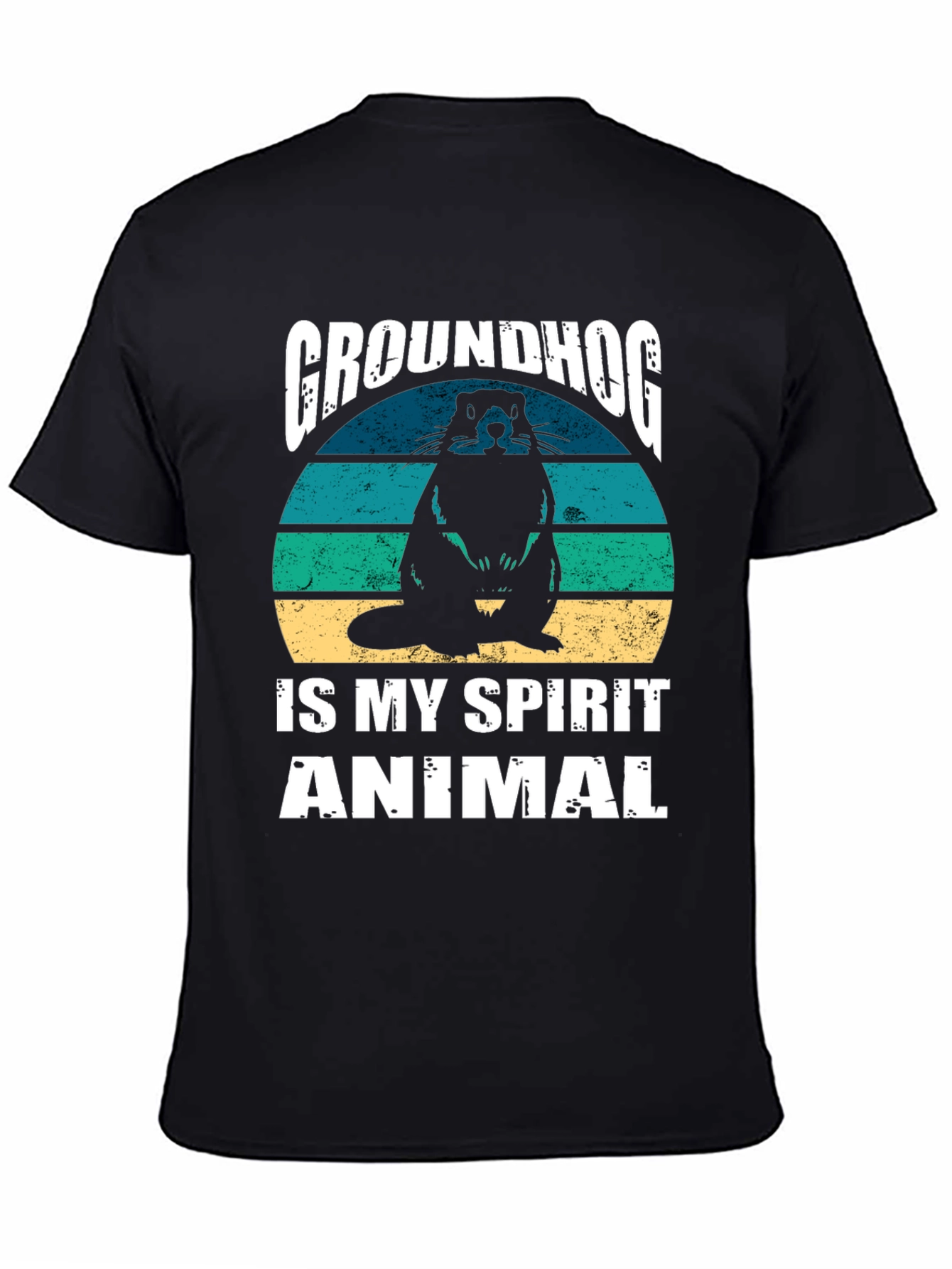 Groundhog Spirit Animal Graphic T-Shirt