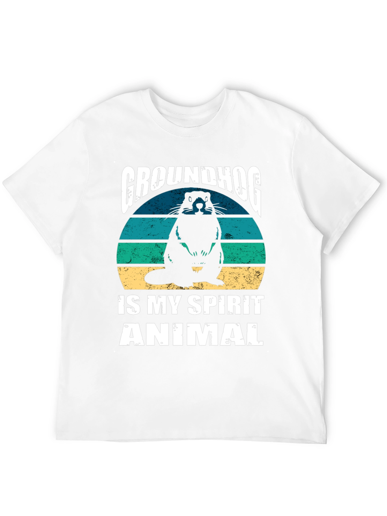 Groundhog Spirit Animal Graphic T-Shirt