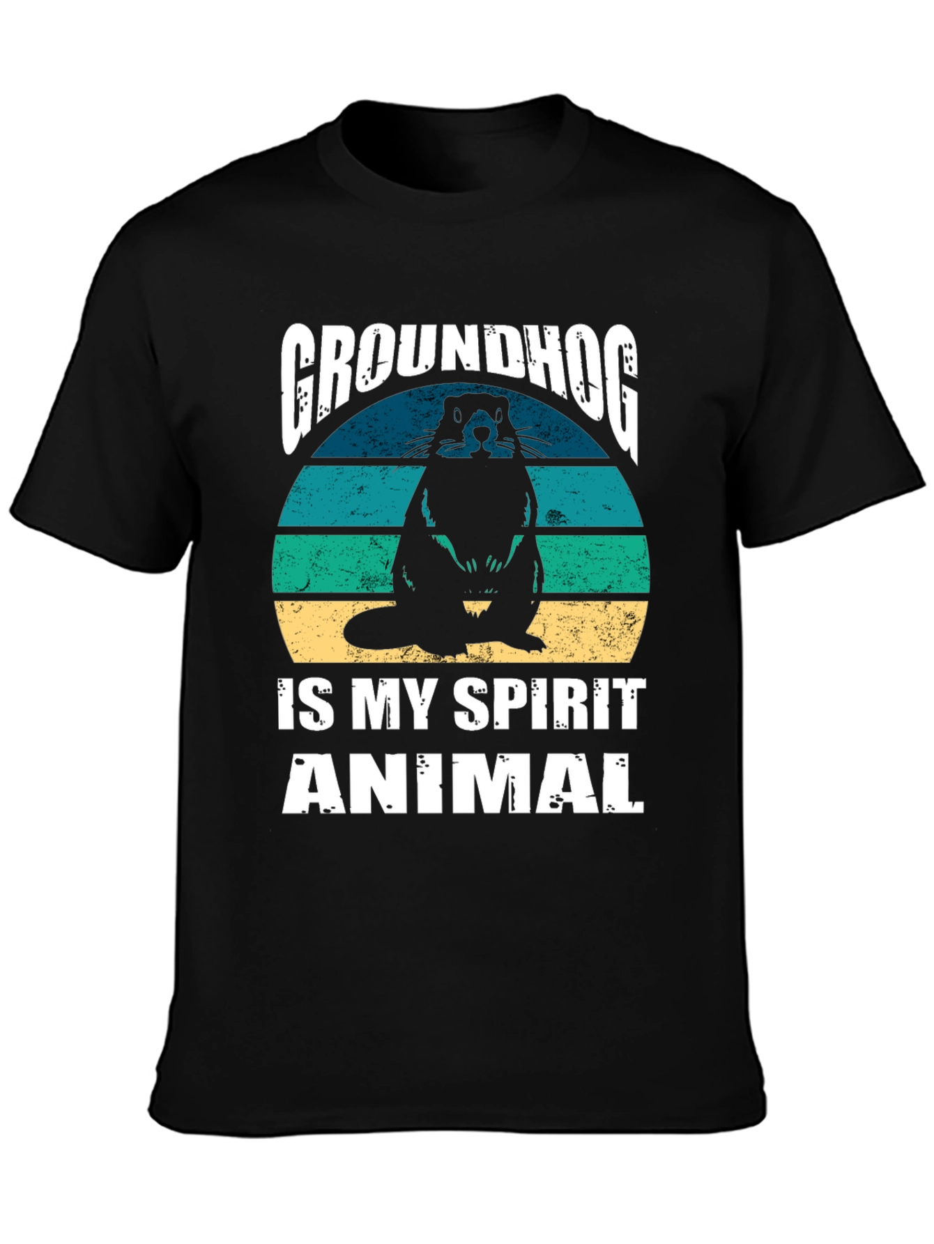 Groundhog Spirit Animal Graphic T-Shirt