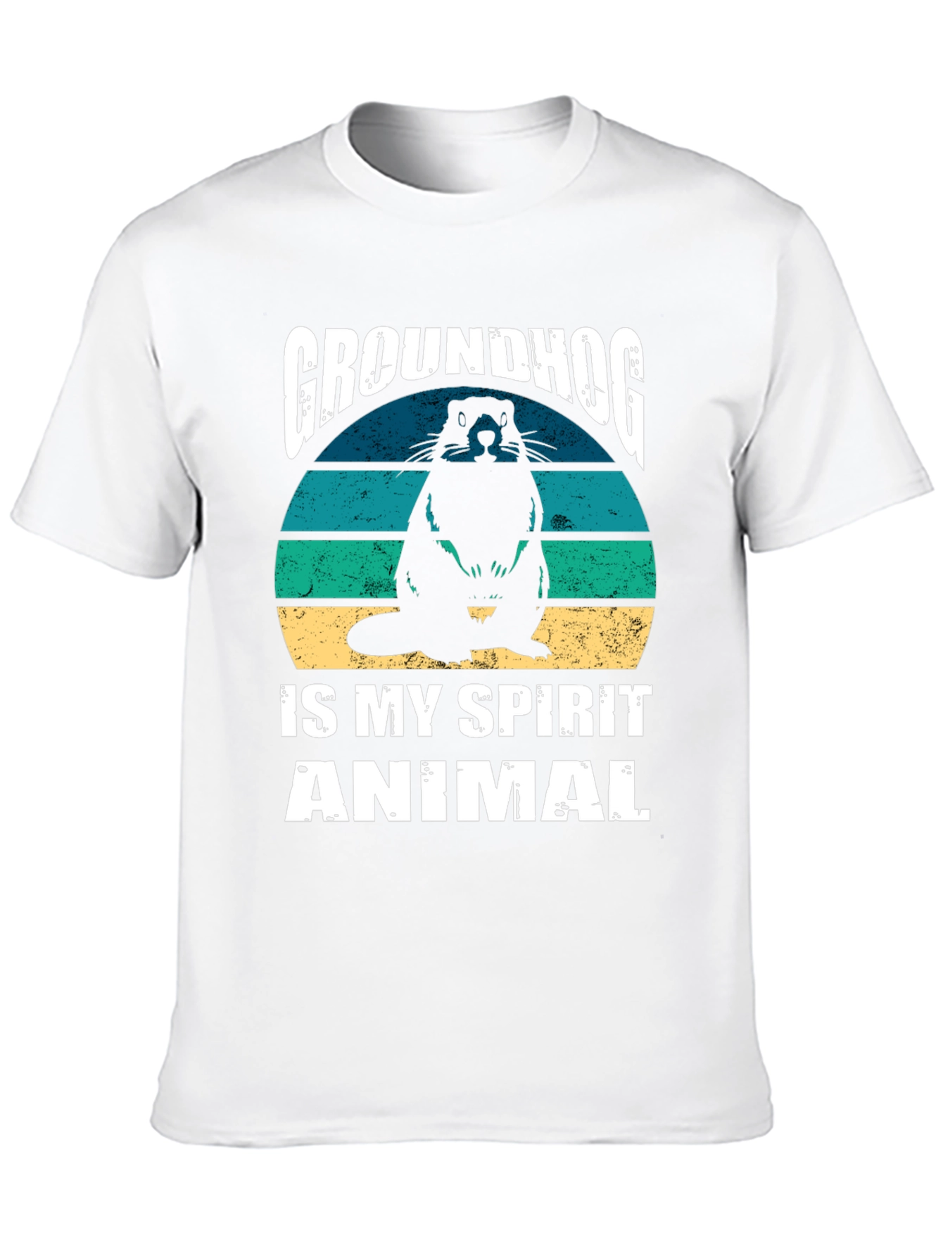 Groundhog Spirit Animal Graphic T-Shirt