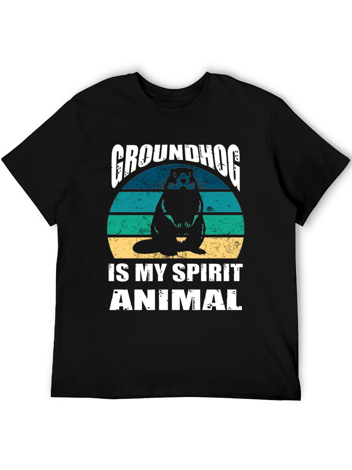 Groundhog Spirit Animal Graphic T-Shirt