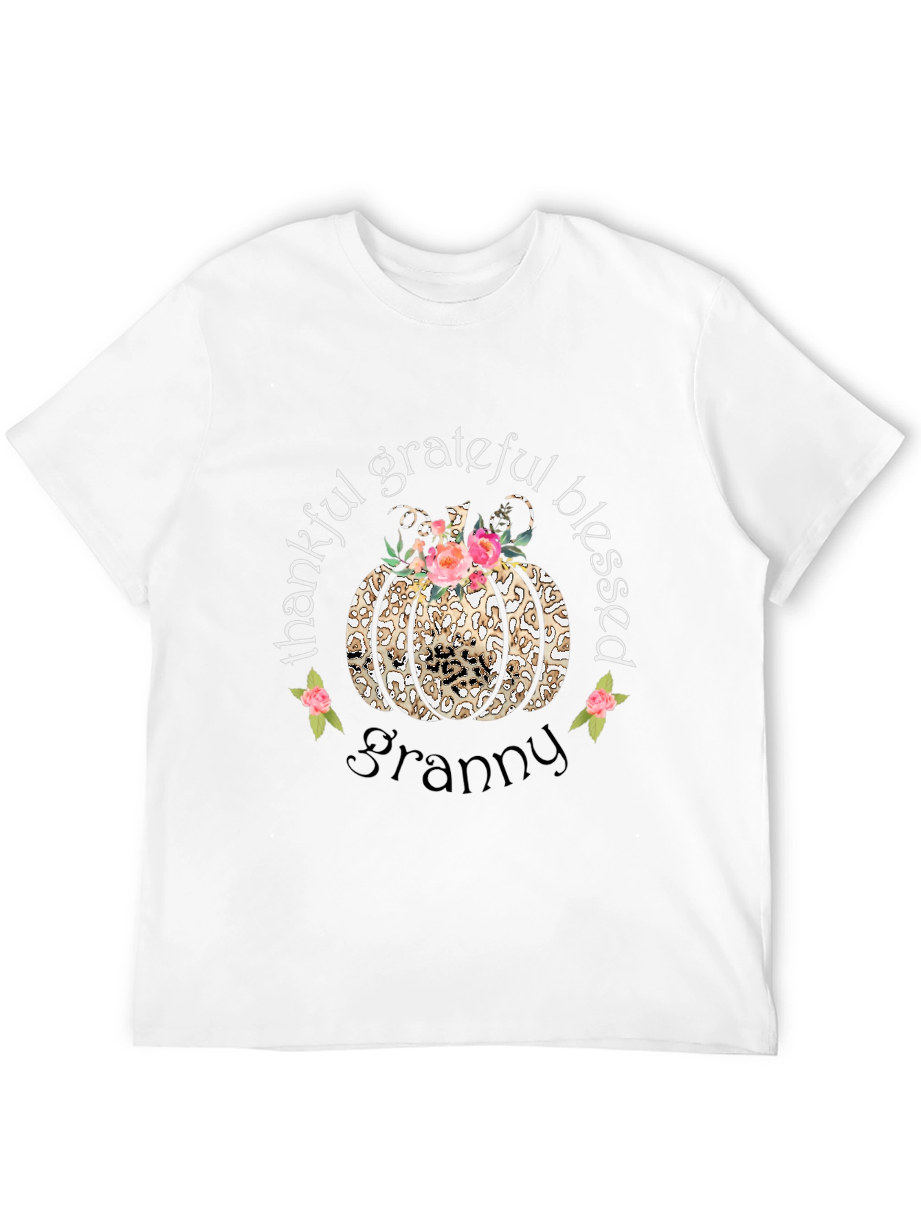 Thankful Grateful Blessed Granny T-Shirt