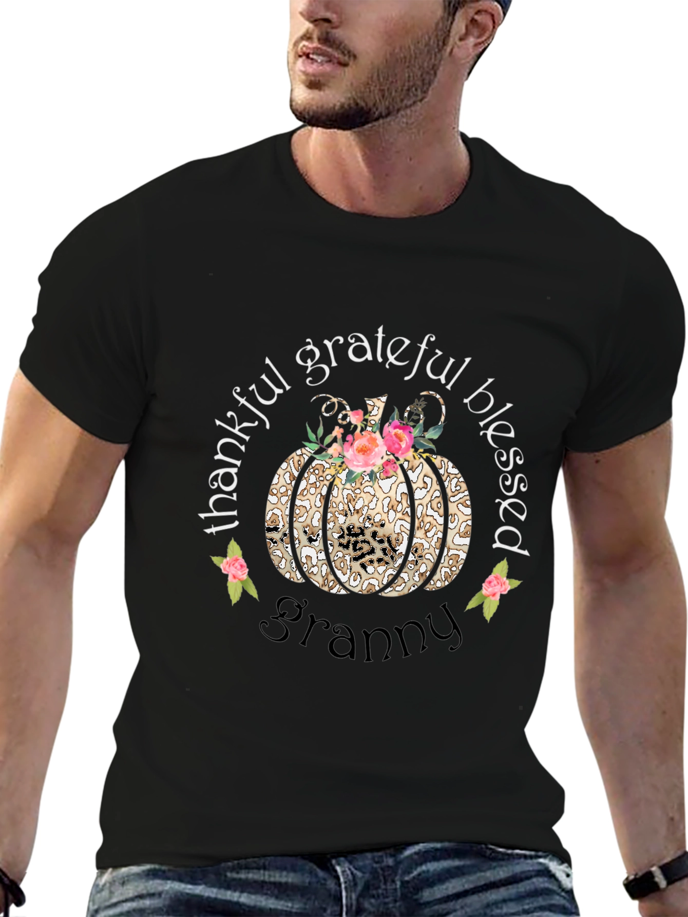 Thankful Grateful Blessed Granny T-Shirt