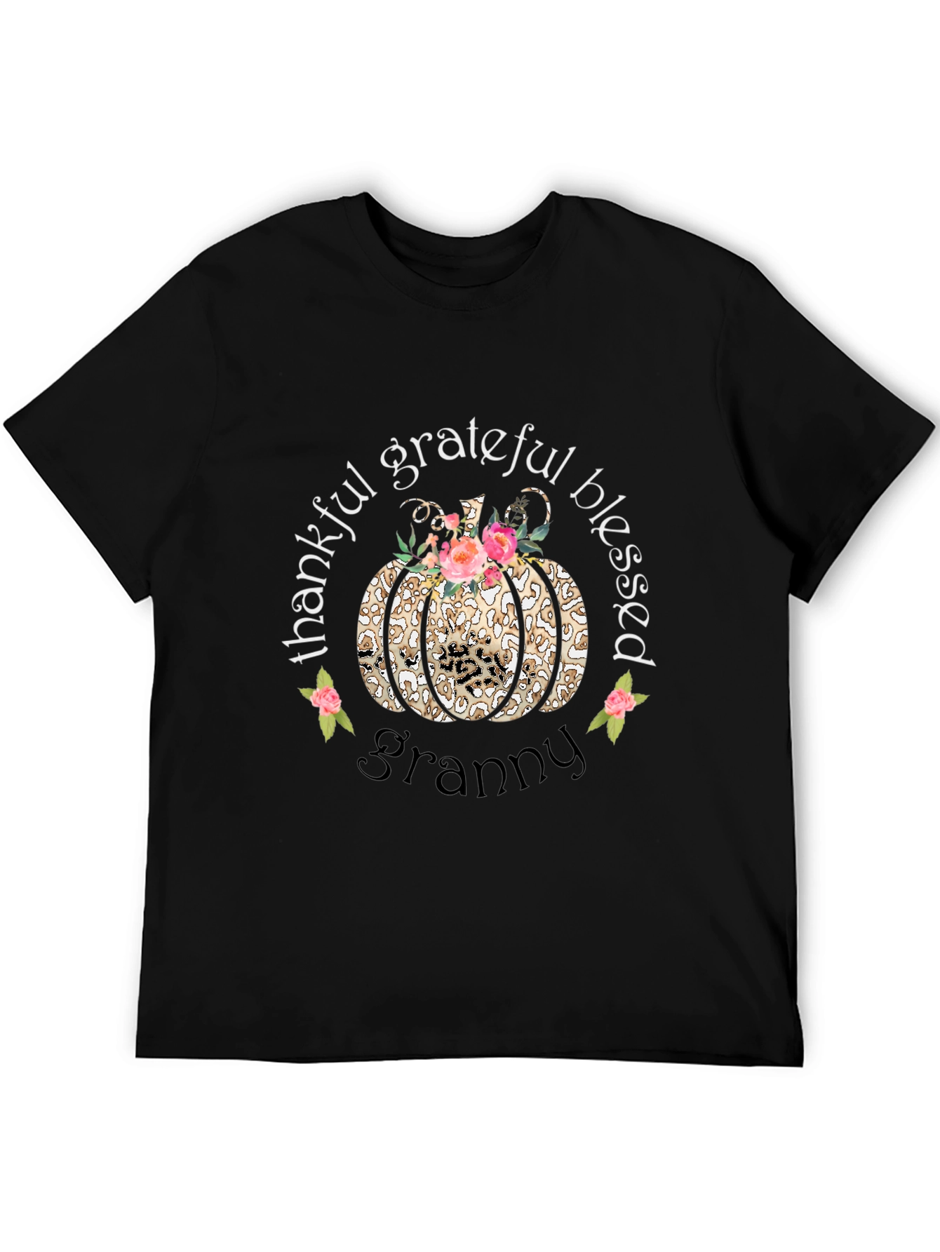 Thankful Grateful Blessed Granny T-Shirt