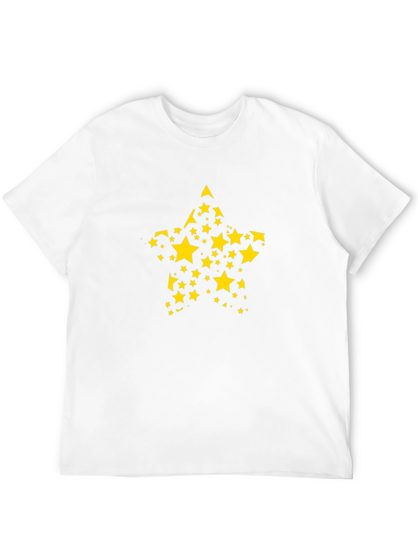 Starry Star T-Shirt - Black Cotton Tee