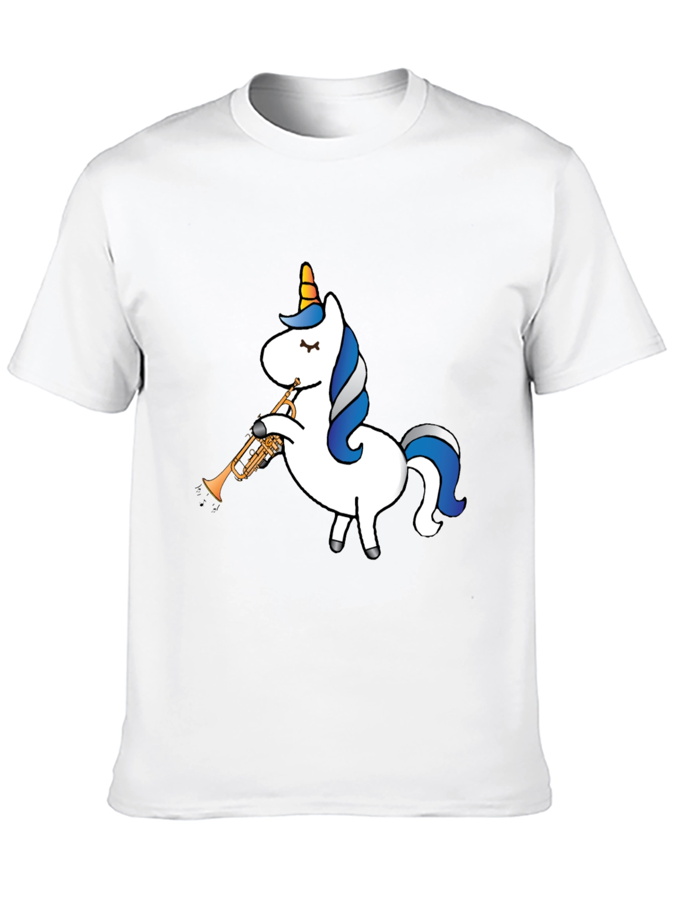 Unicorn Trumpet Black T-Shirt