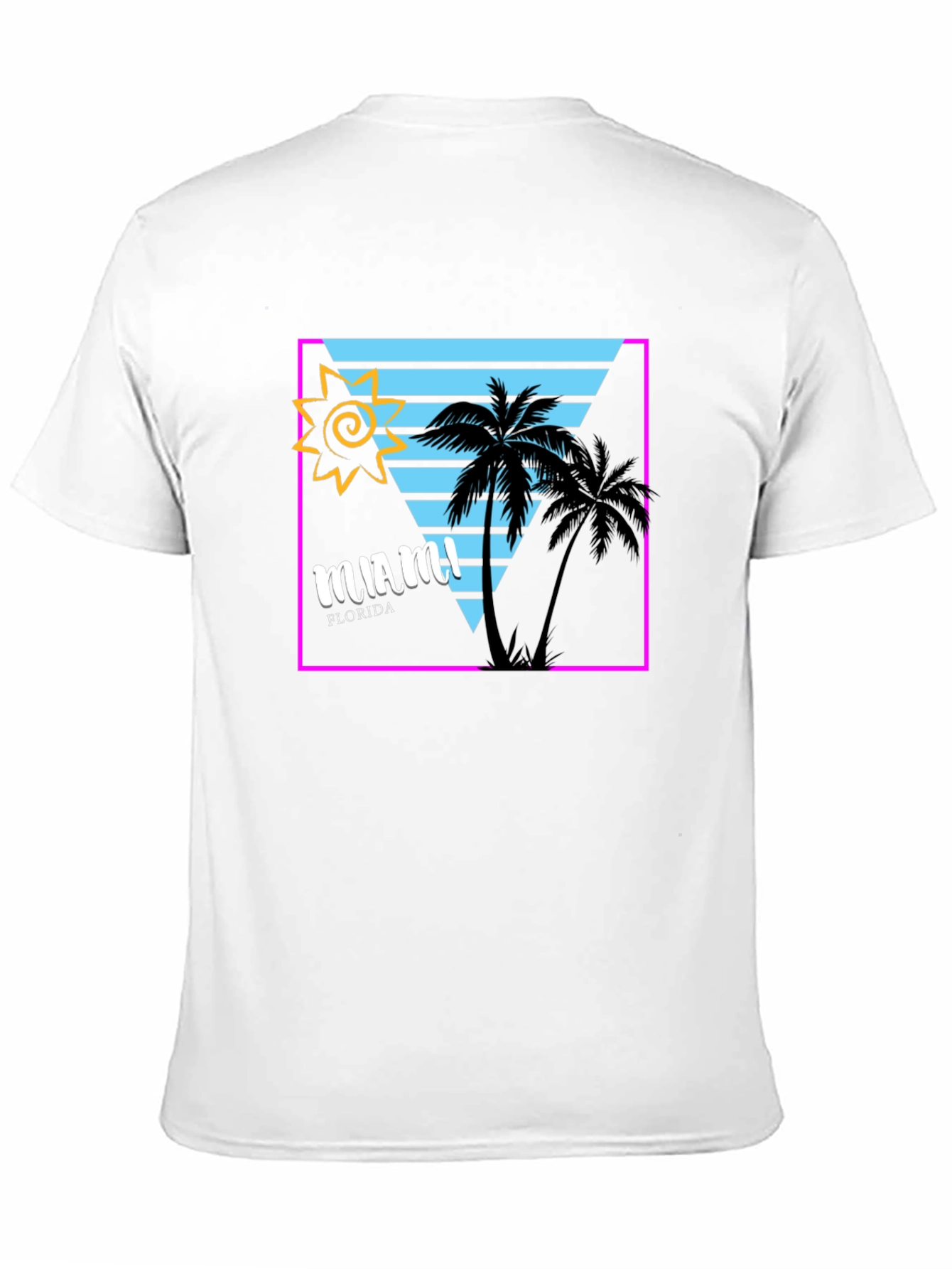 Miami Florida Graphic Tee - Retro Design