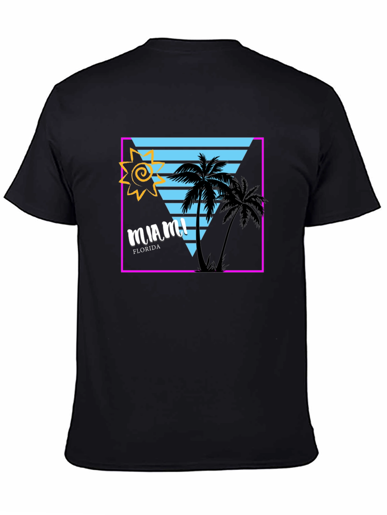 Miami Florida Graphic Tee - Retro Design