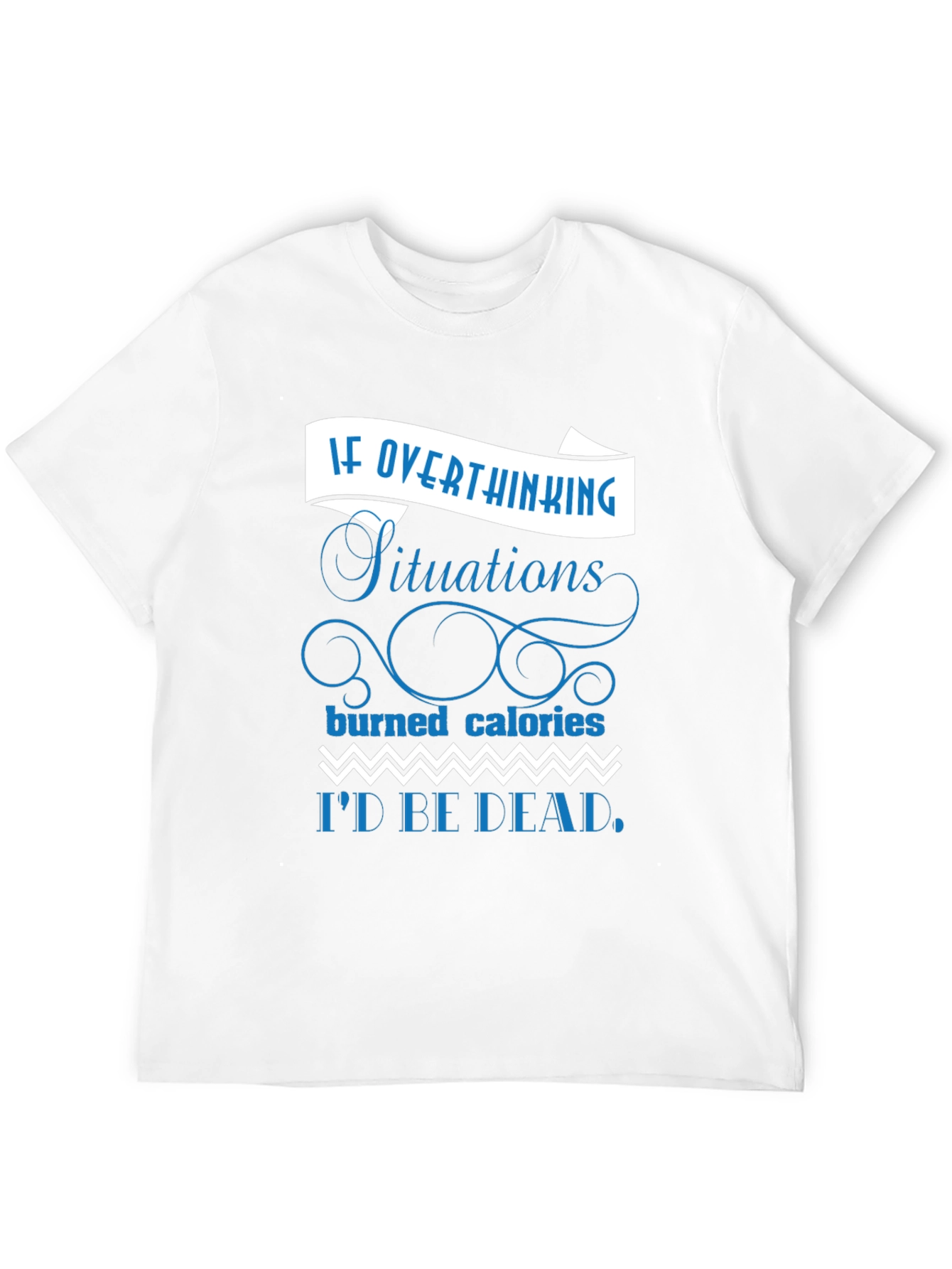 Funny Overthinking T-Shirt - Black