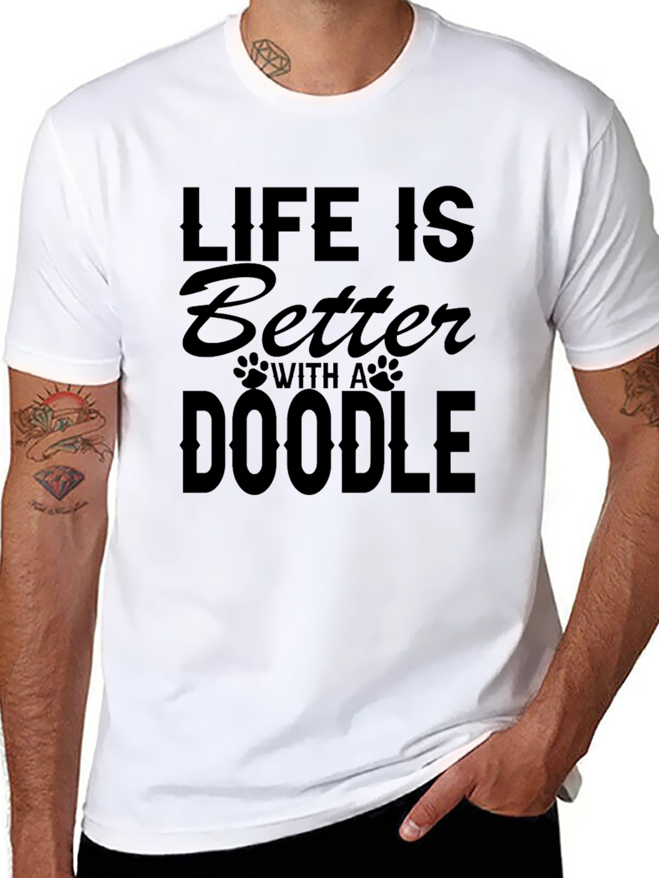 Life is Better with a Doodle T-Shirt