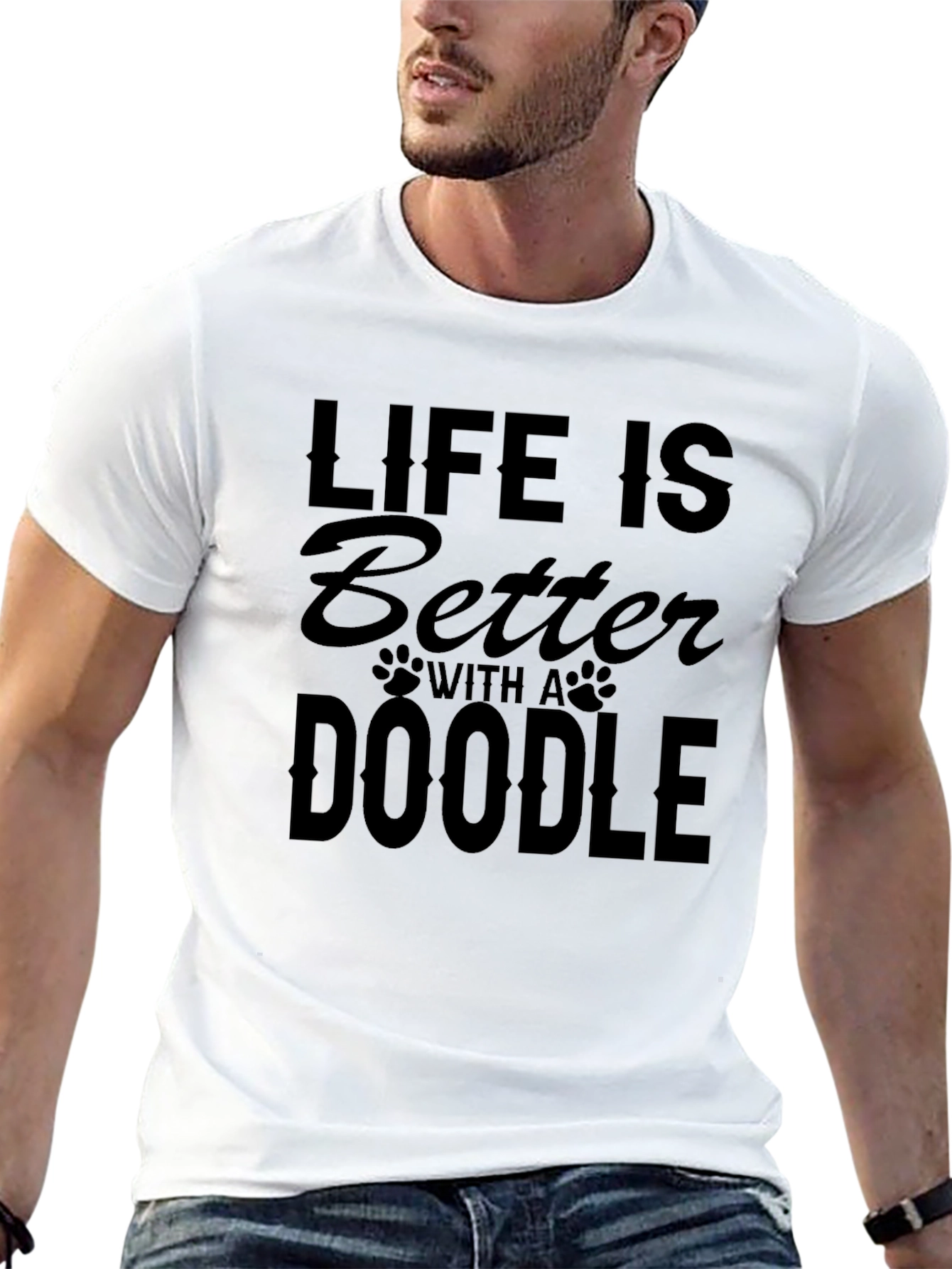 Life is Better with a Doodle T-Shirt