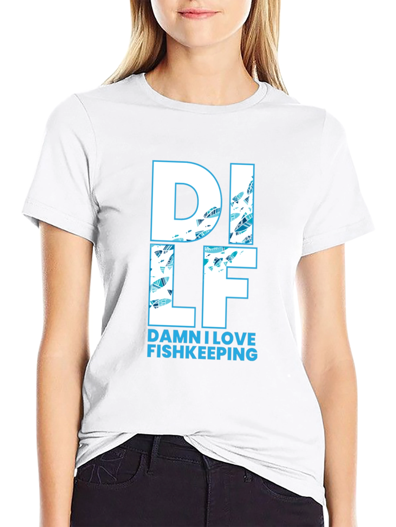 DILF Damn I Love Fishkeeping Graphic Tee