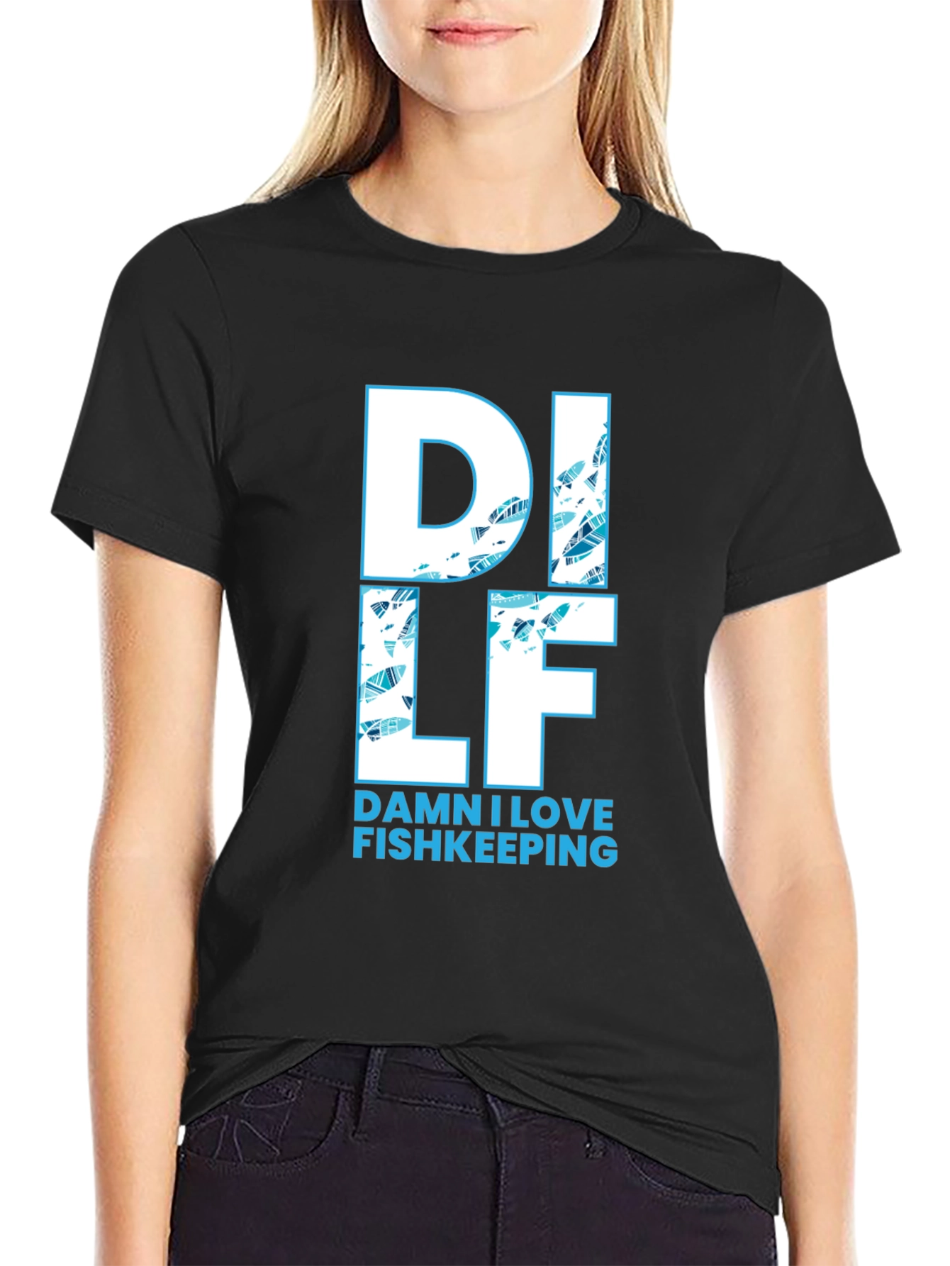 DILF Damn I Love Fishkeeping Graphic Tee