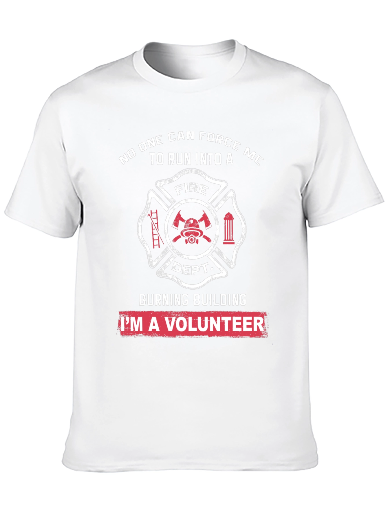 Volunteer Firefighter T-Shirt - Burning Building