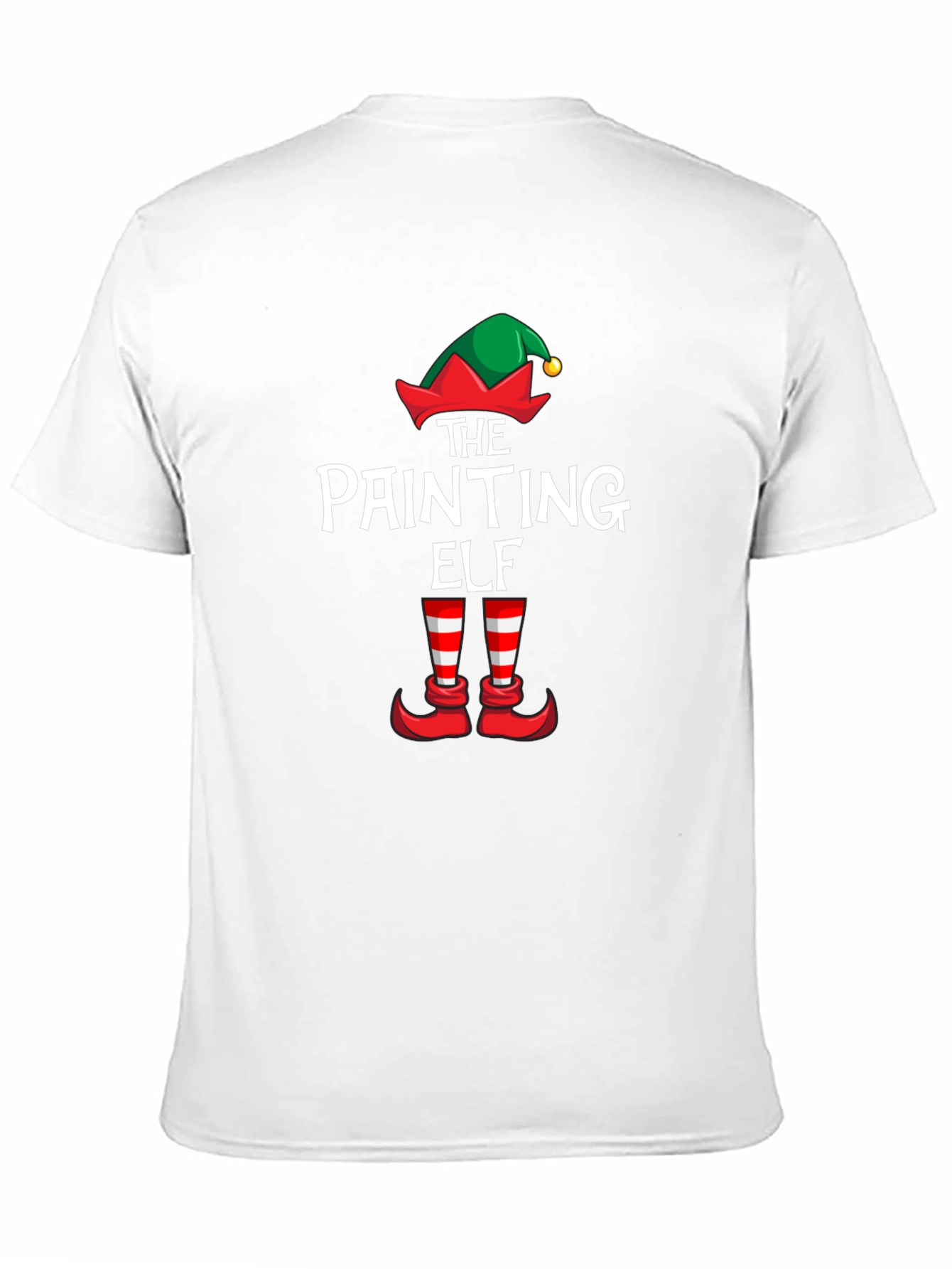 The Painting Elf T-Shirt: Holiday Painter Tee