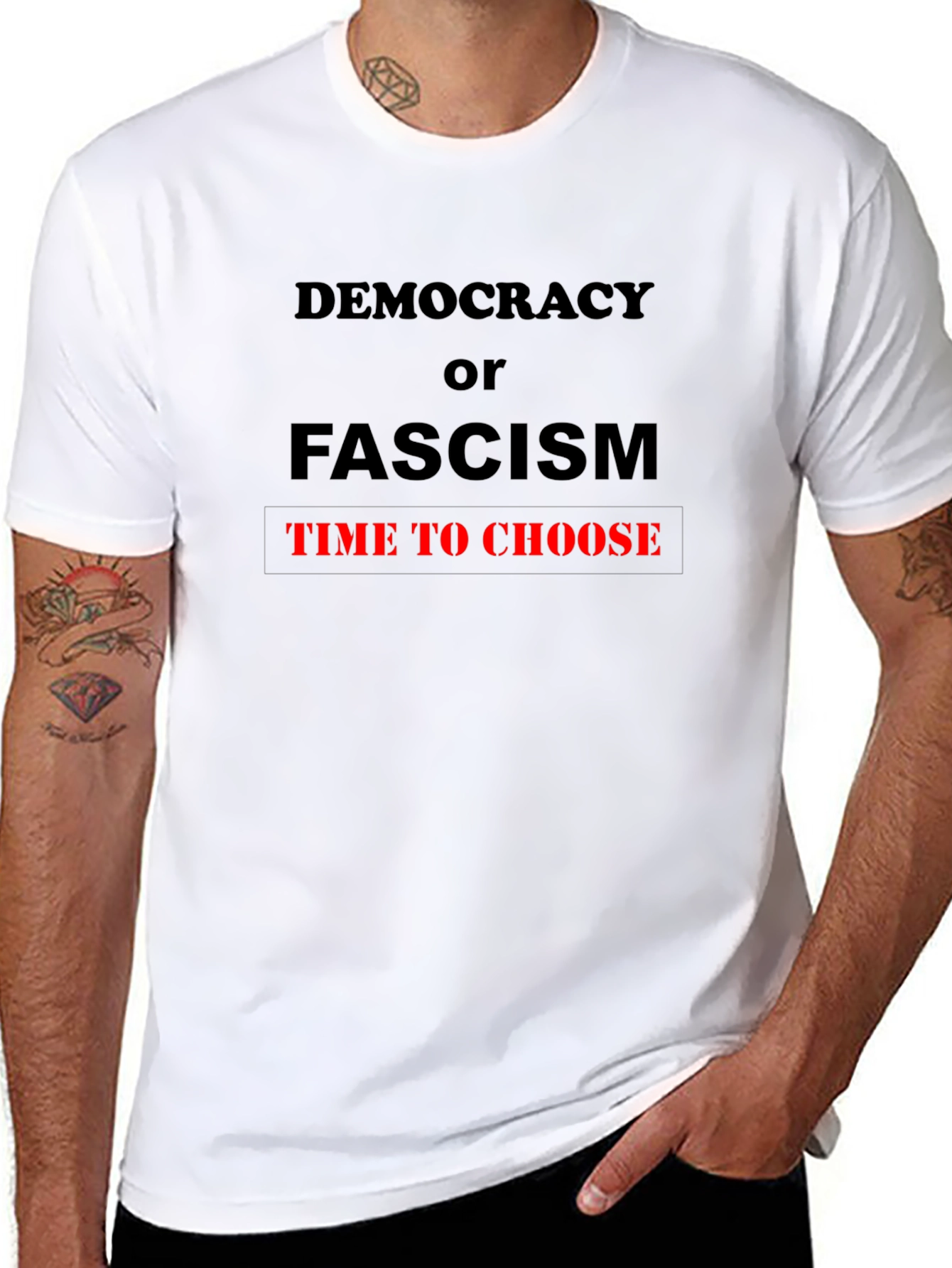 Democracy or Fascism T-Shirt