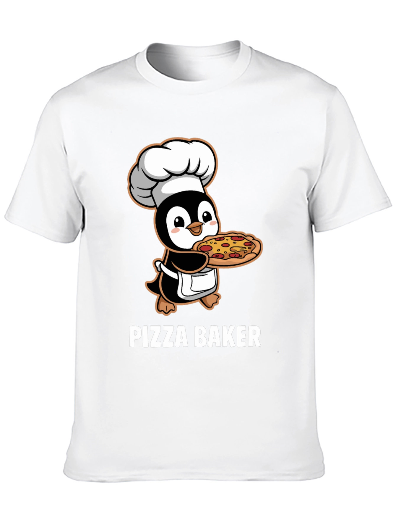 Pizza Baker Penguin T-Shirt