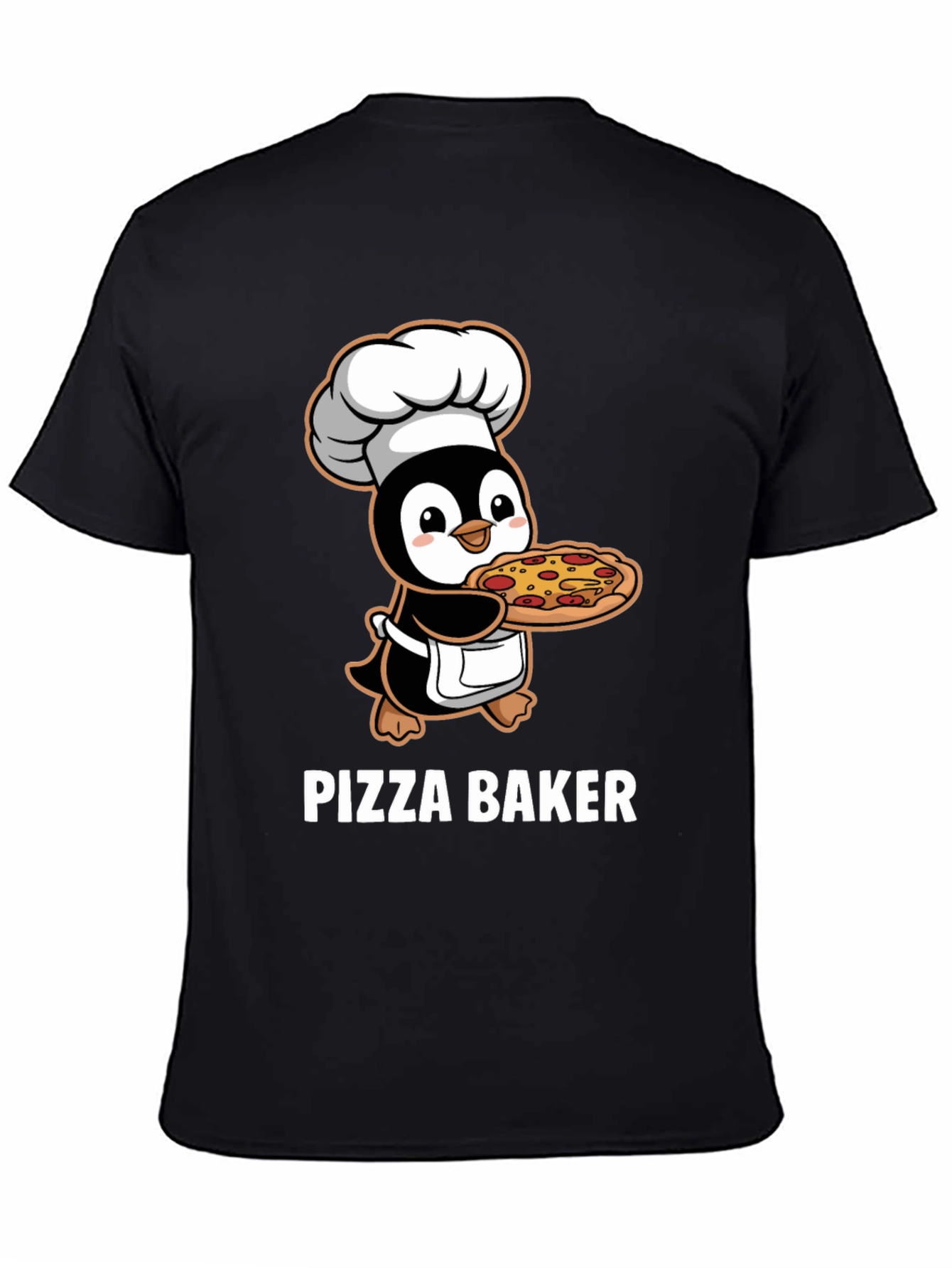 Pizza Baker Penguin T-Shirt