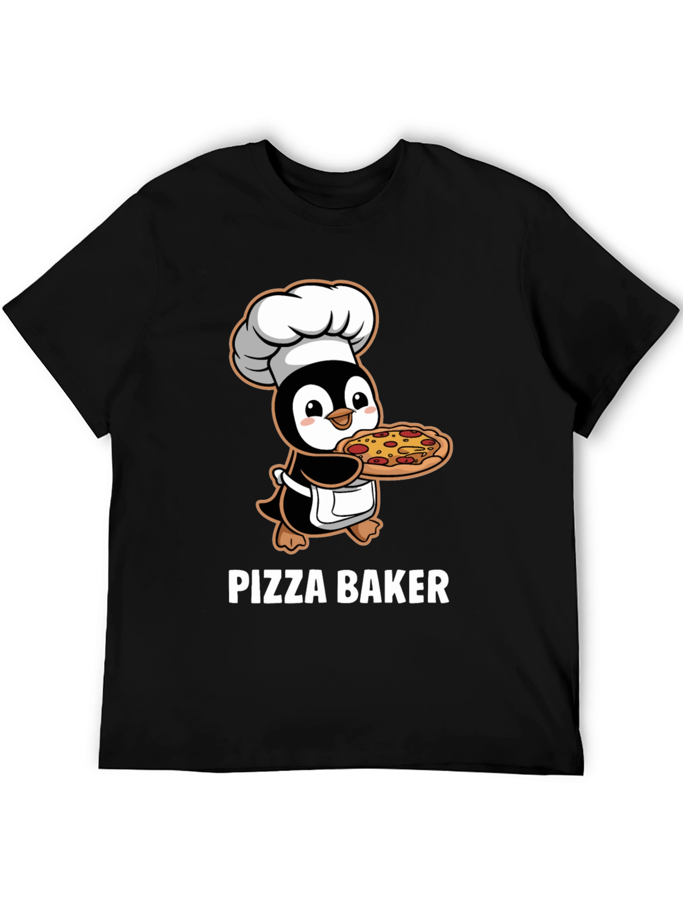 Pizza Baker Penguin T-Shirt
