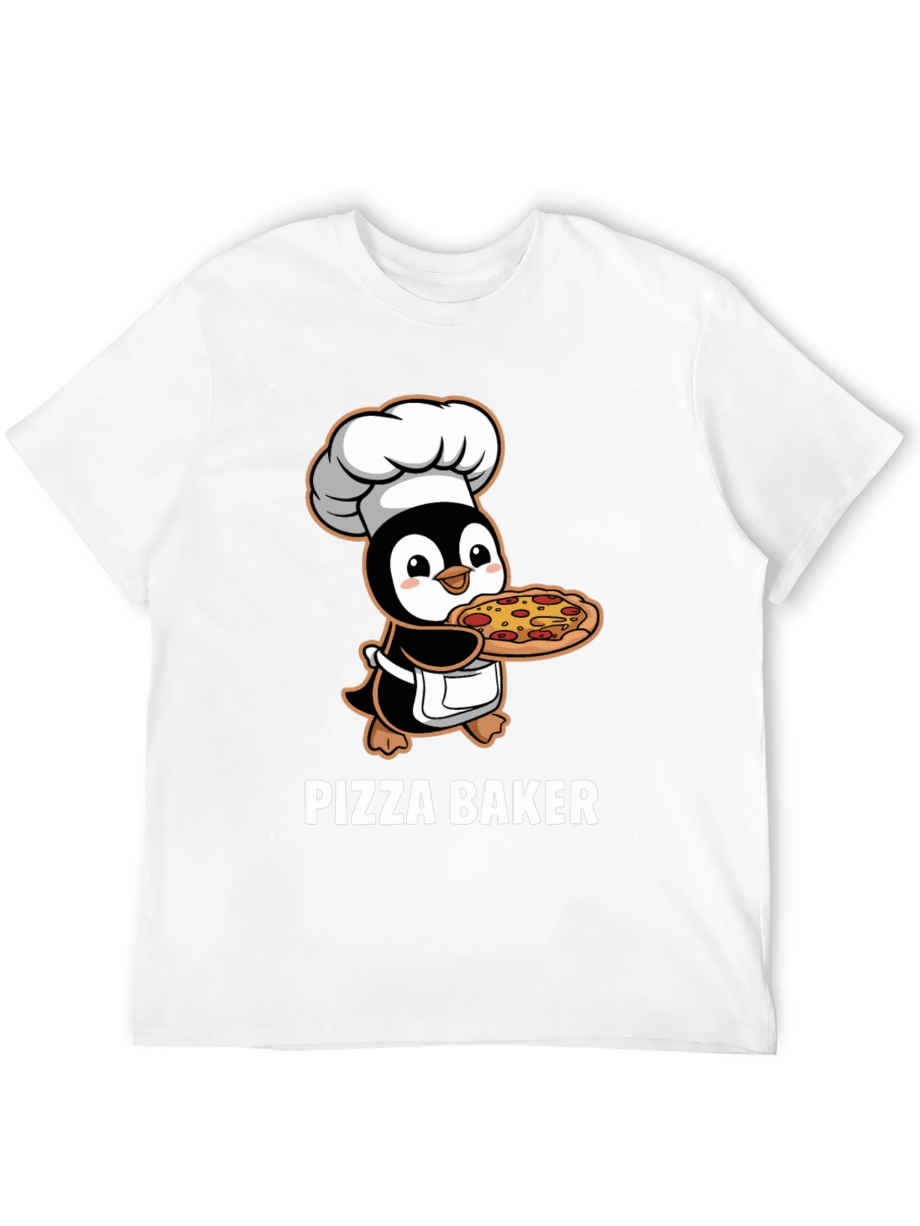 Pizza Baker Penguin T-Shirt