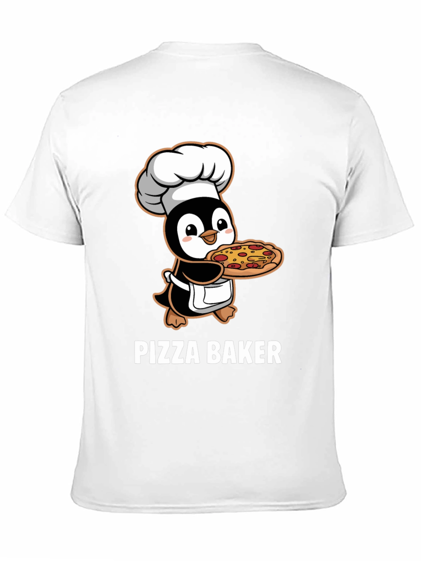 Pizza Baker Penguin T-Shirt