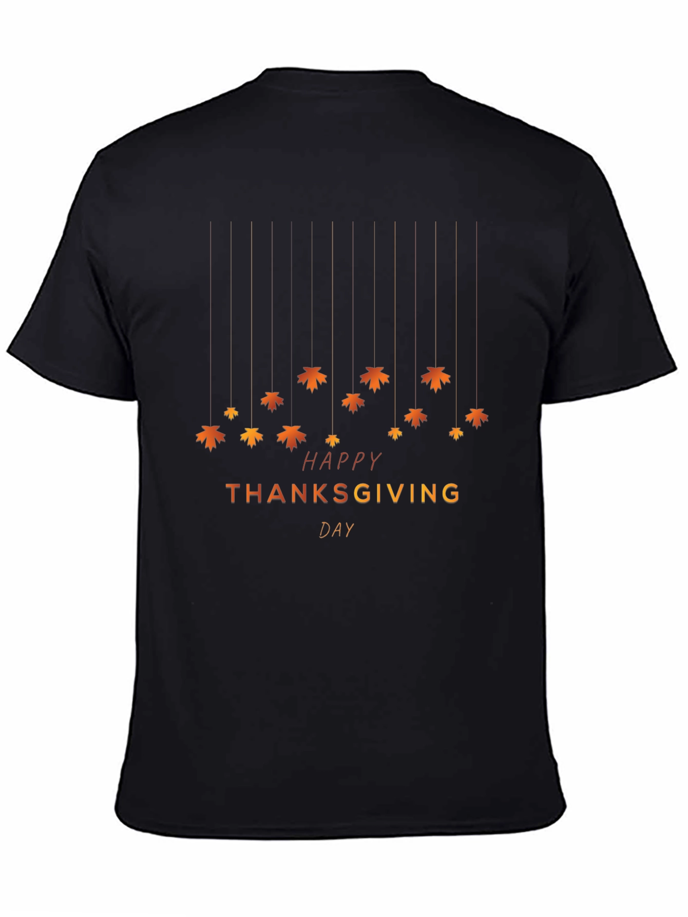 Thanksgiving Maple Leaf Graphic T-Shirt
