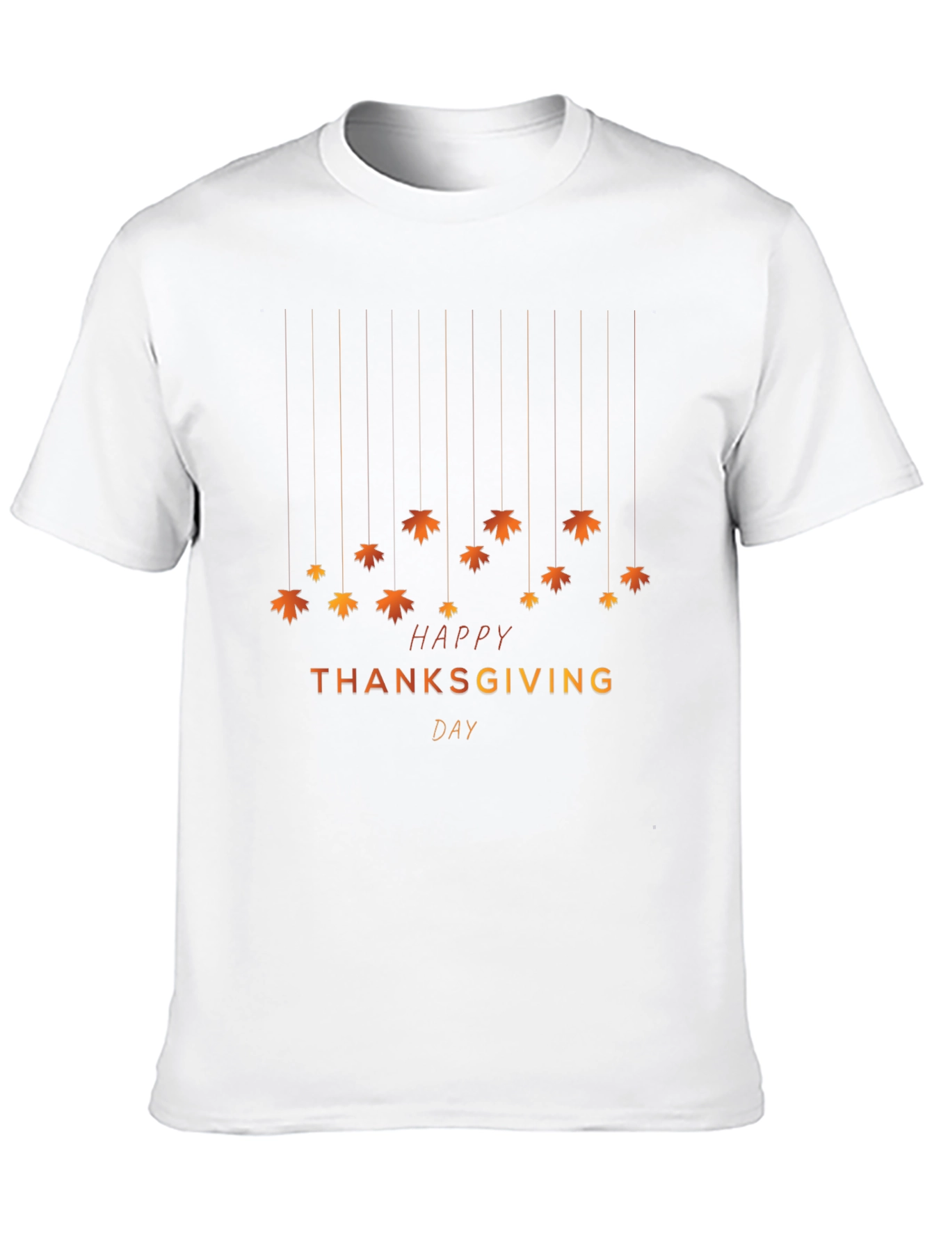 Thanksgiving Maple Leaf Graphic T-Shirt