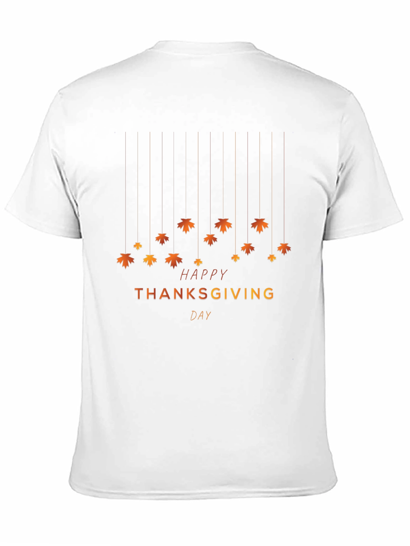 Thanksgiving Maple Leaf Graphic T-Shirt