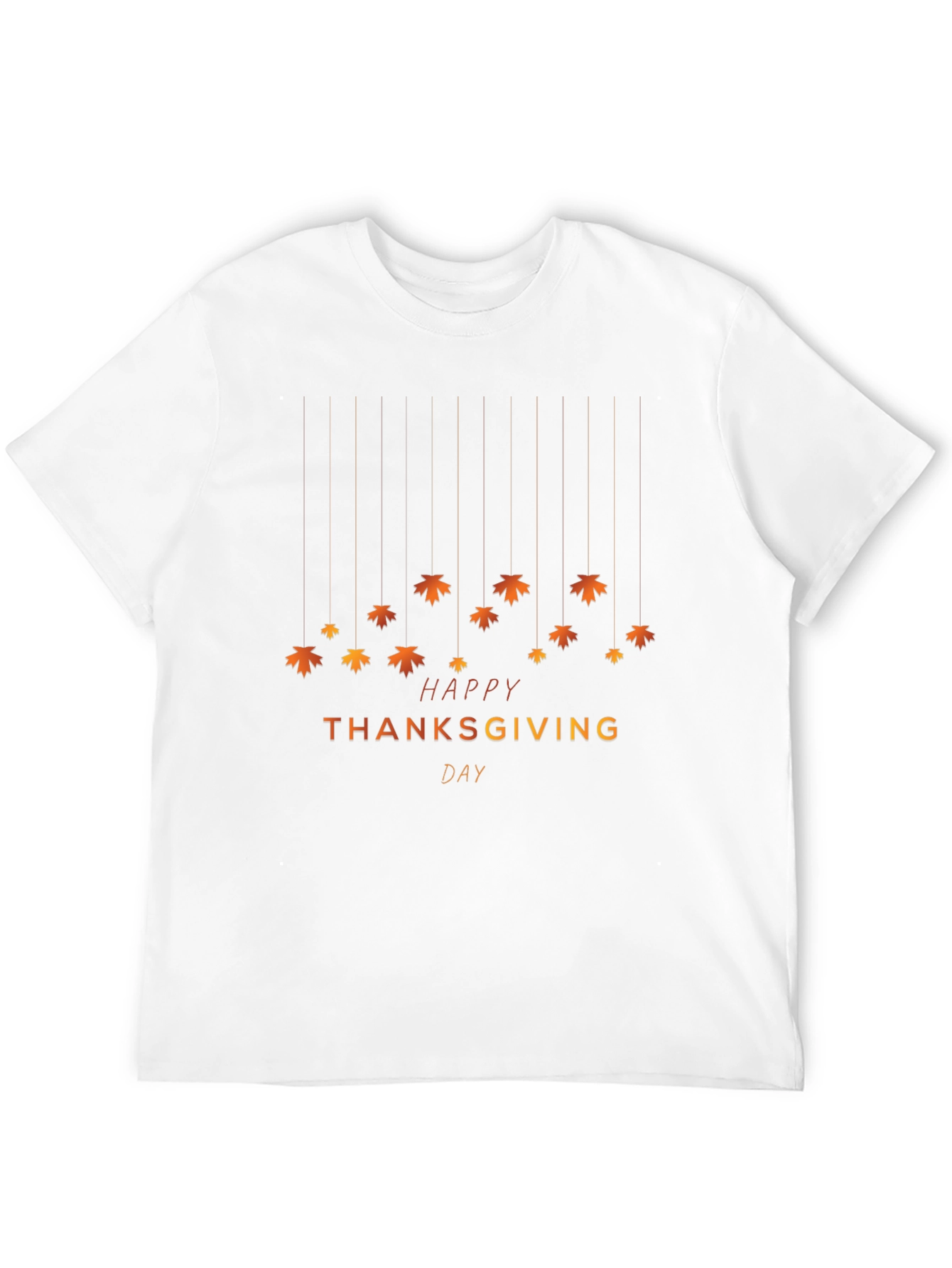 Thanksgiving Maple Leaf Graphic T-Shirt
