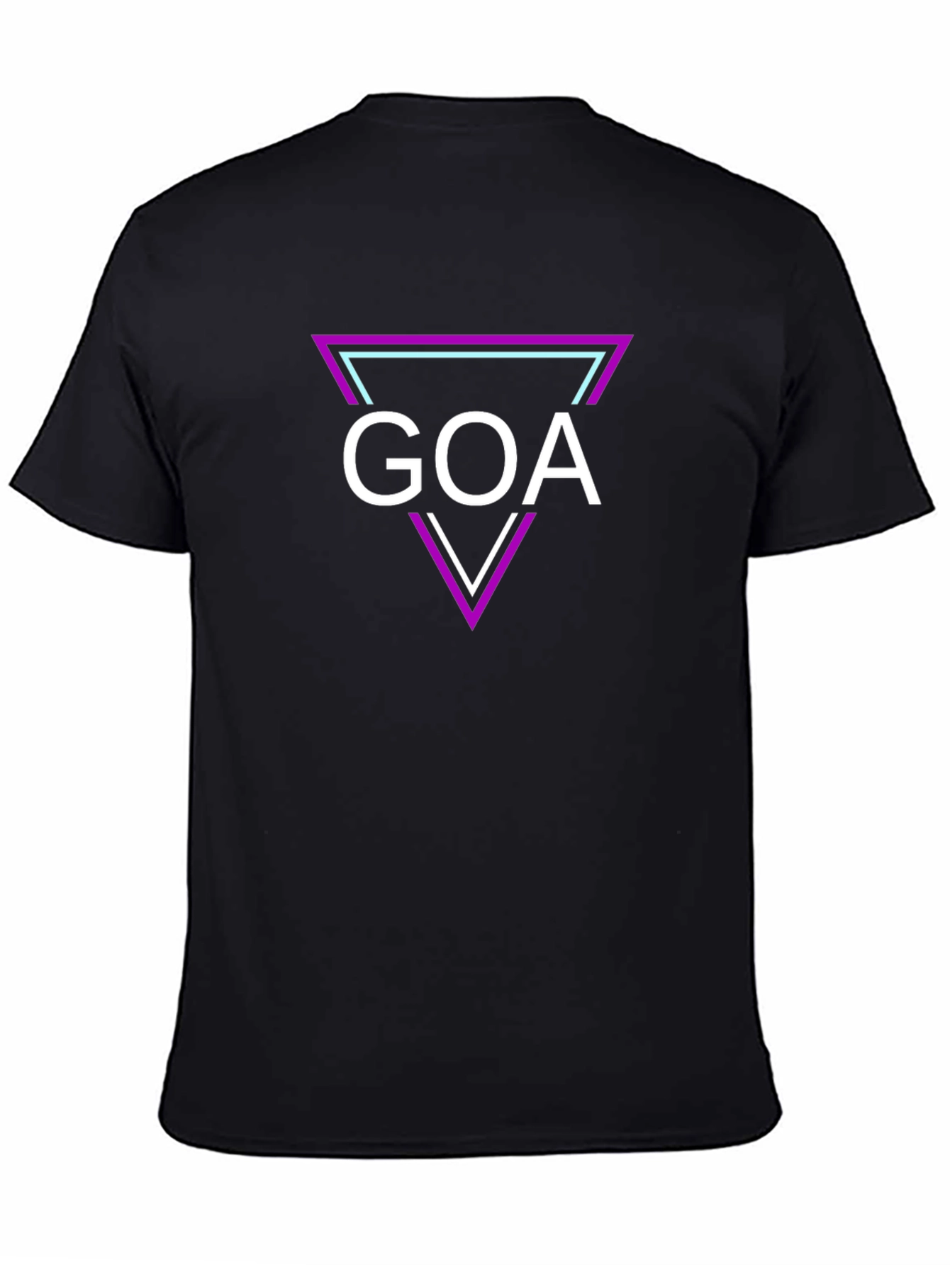 GOA Triangle Graphic T-Shirt - Casual Stylish Tee