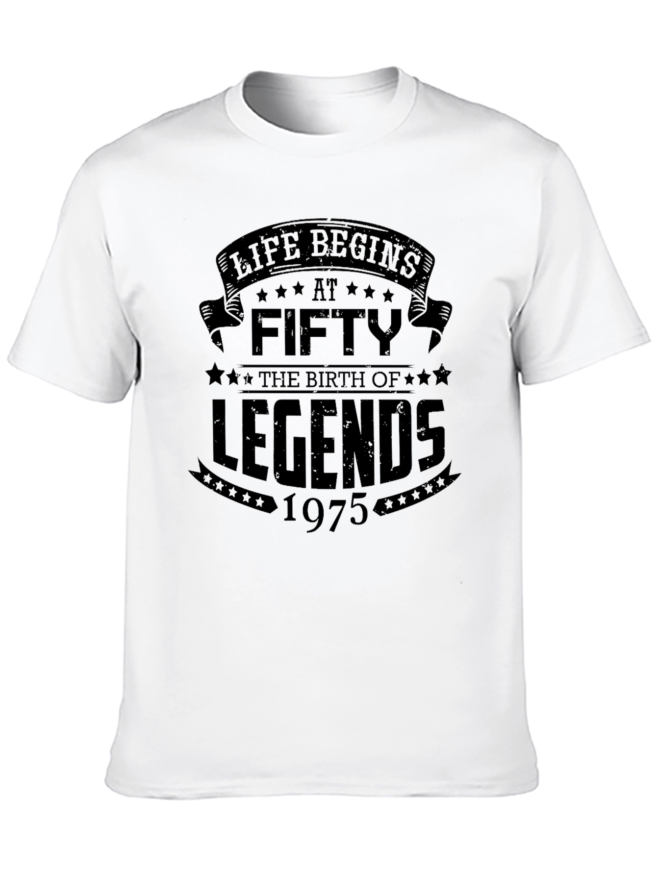 Life Begins at Fifty Legends 1975 T-Shirt