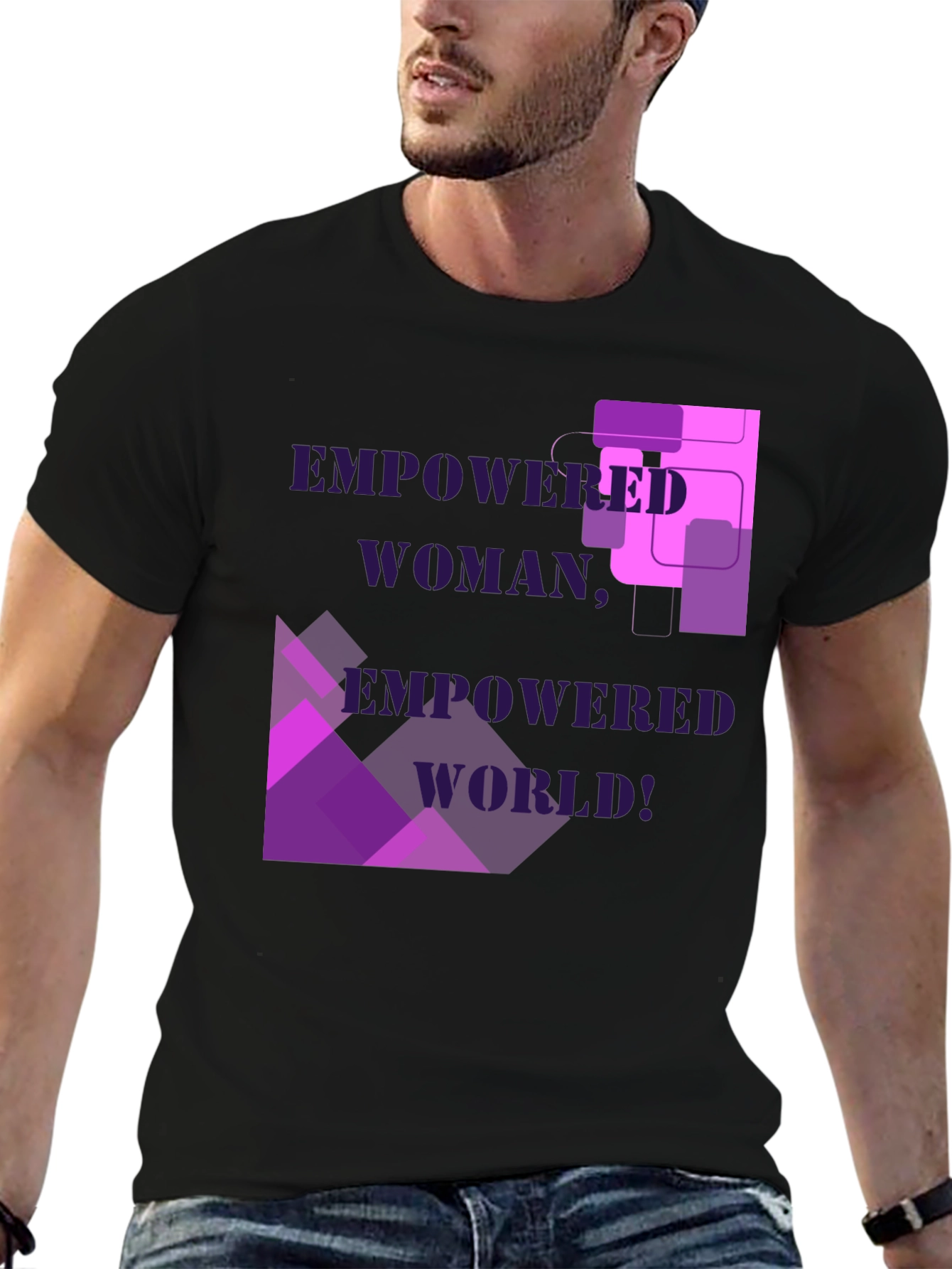 Empowered Woman Tee - Bold Graphic Design