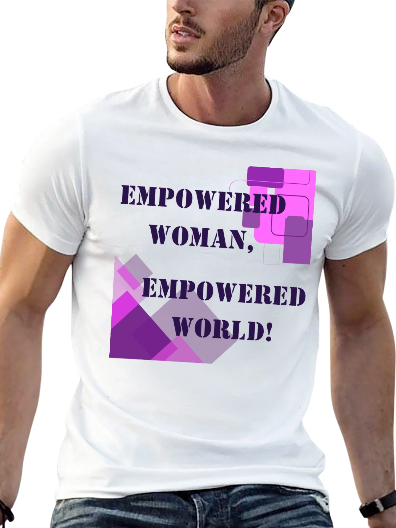 Empowered Woman Tee - Bold Graphic Design