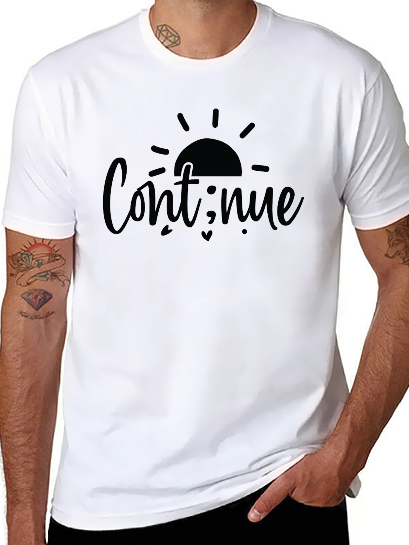 Continue T-Shirt - Motivational Graphic Tee