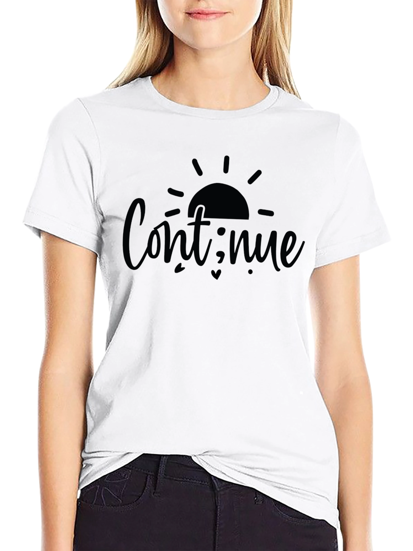 Continue T-Shirt - Motivational Graphic Tee