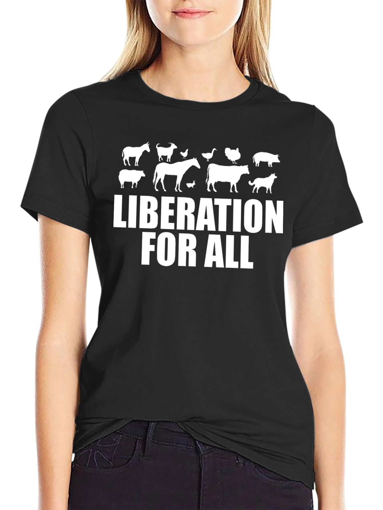 Liberation For All Vegan T-Shirt