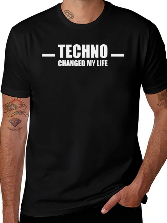 Techno Changed My Life Graphic Tee
