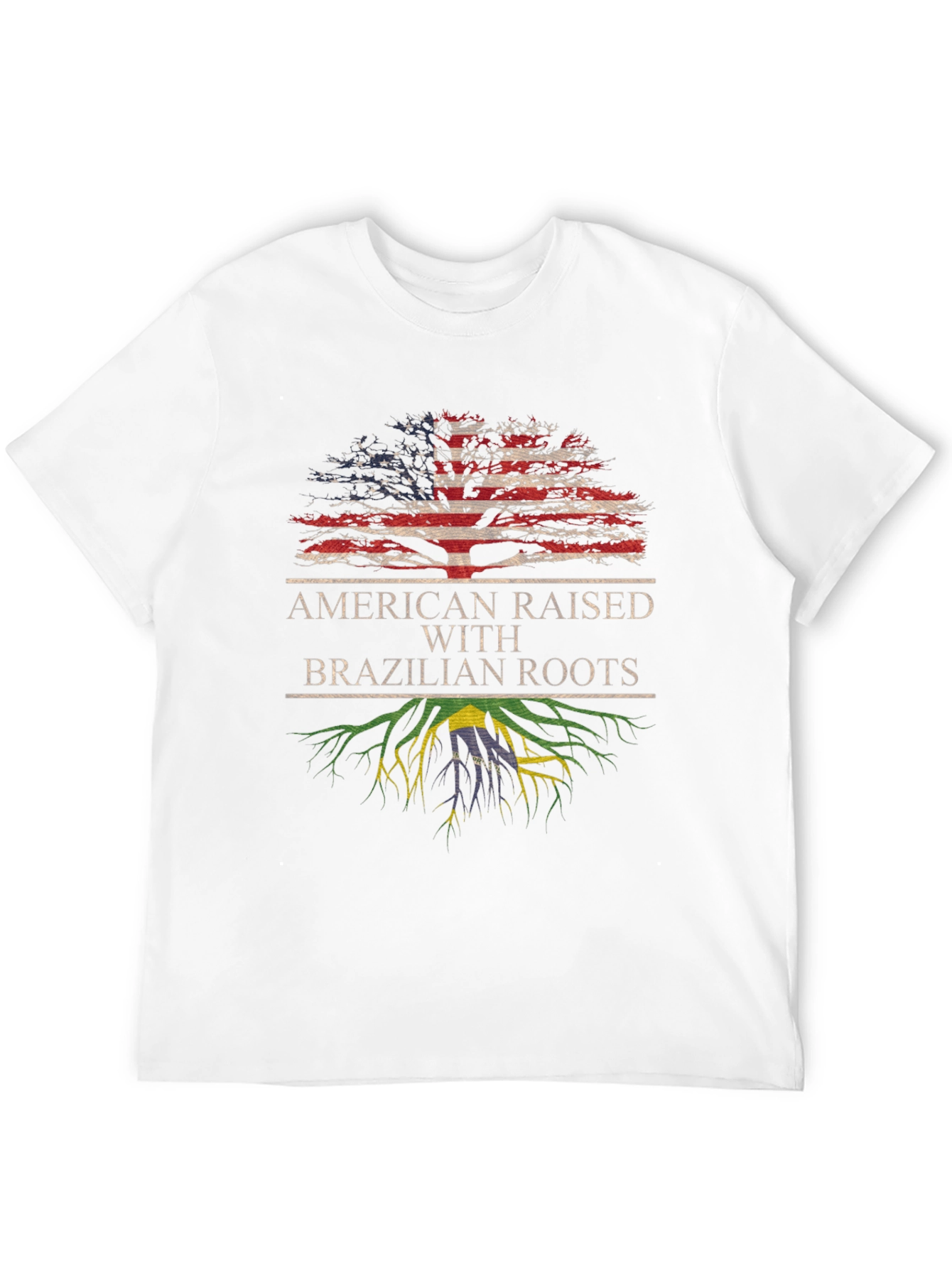 American Raised with Brazilian Roots T-Shirt