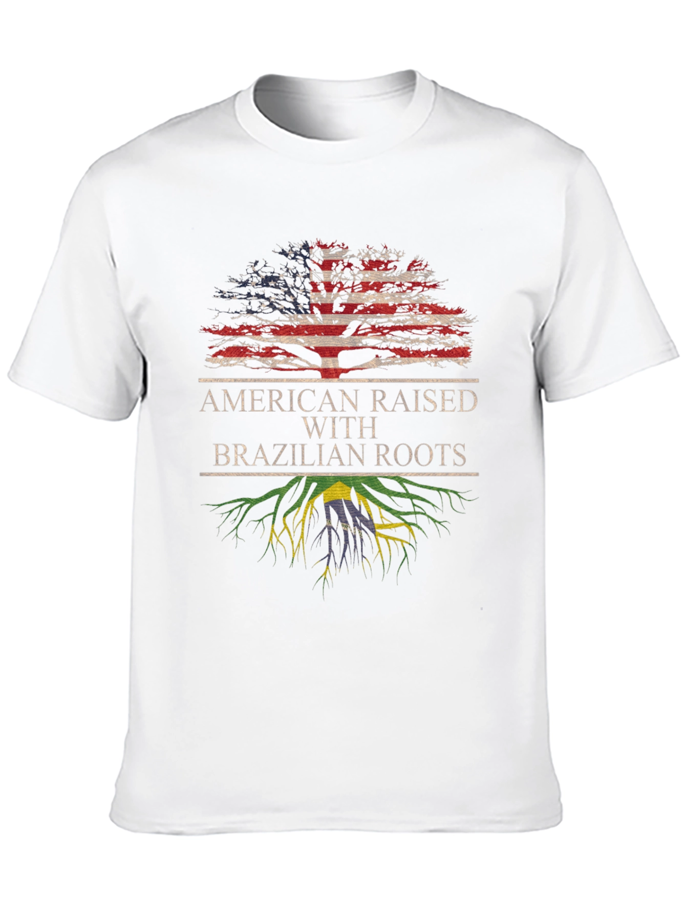 American Raised with Brazilian Roots T-Shirt