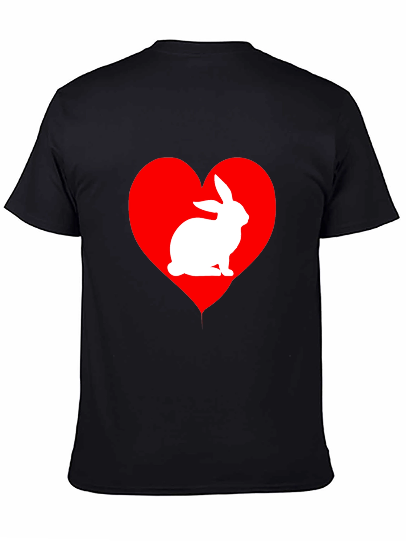 Rabbit Heart Graphic T-Shirt