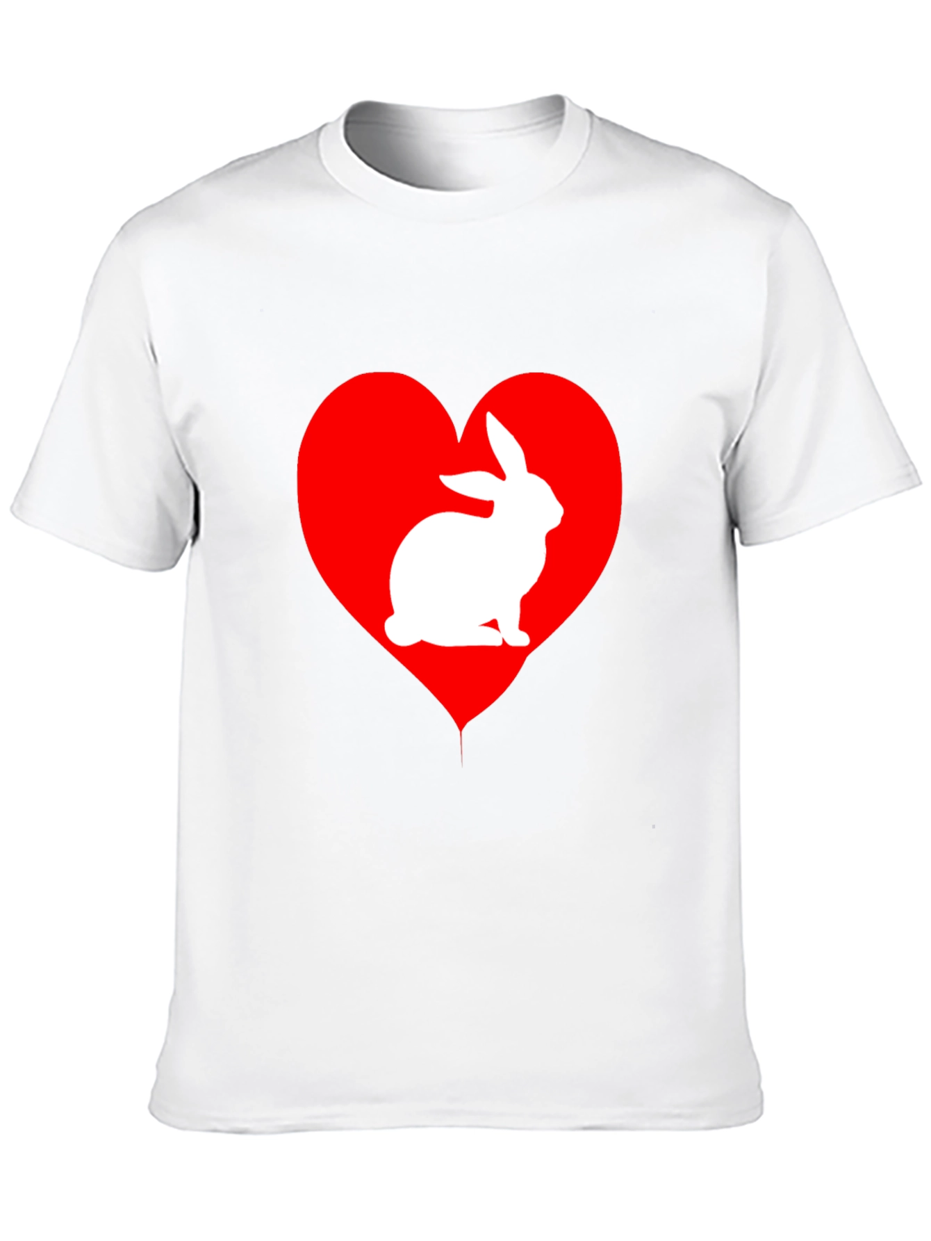 Rabbit Heart Graphic T-Shirt