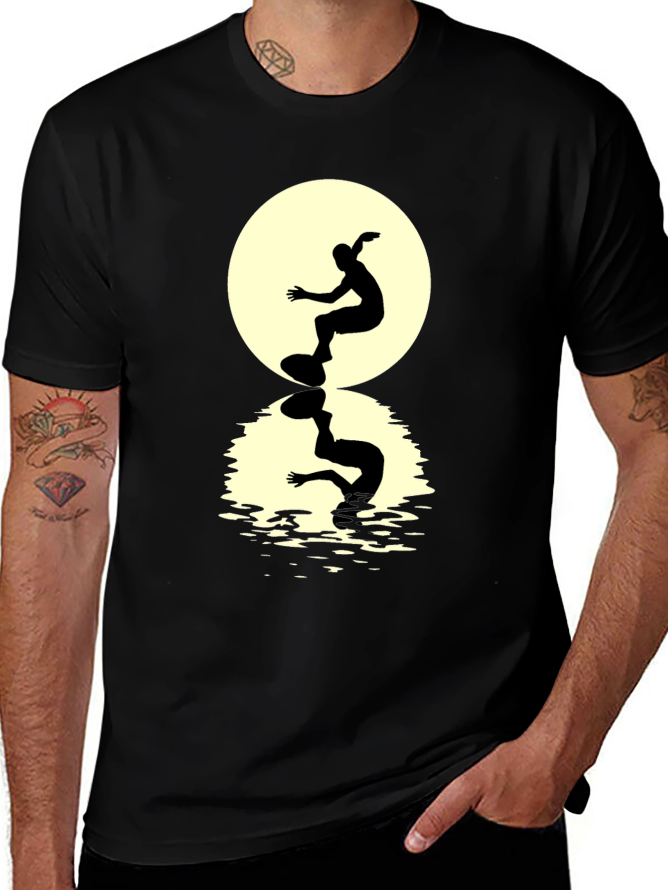 Zen Balance T-Shirt - Black Graphic Tee