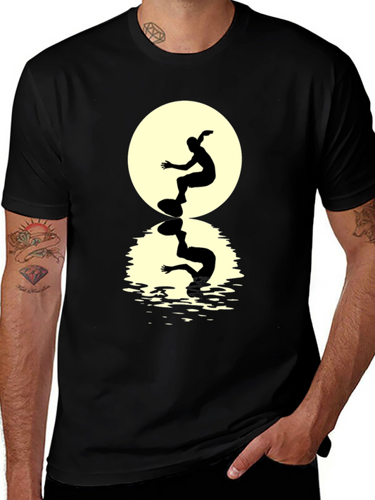 Zen Balance T-Shirt - Black Graphic Tee